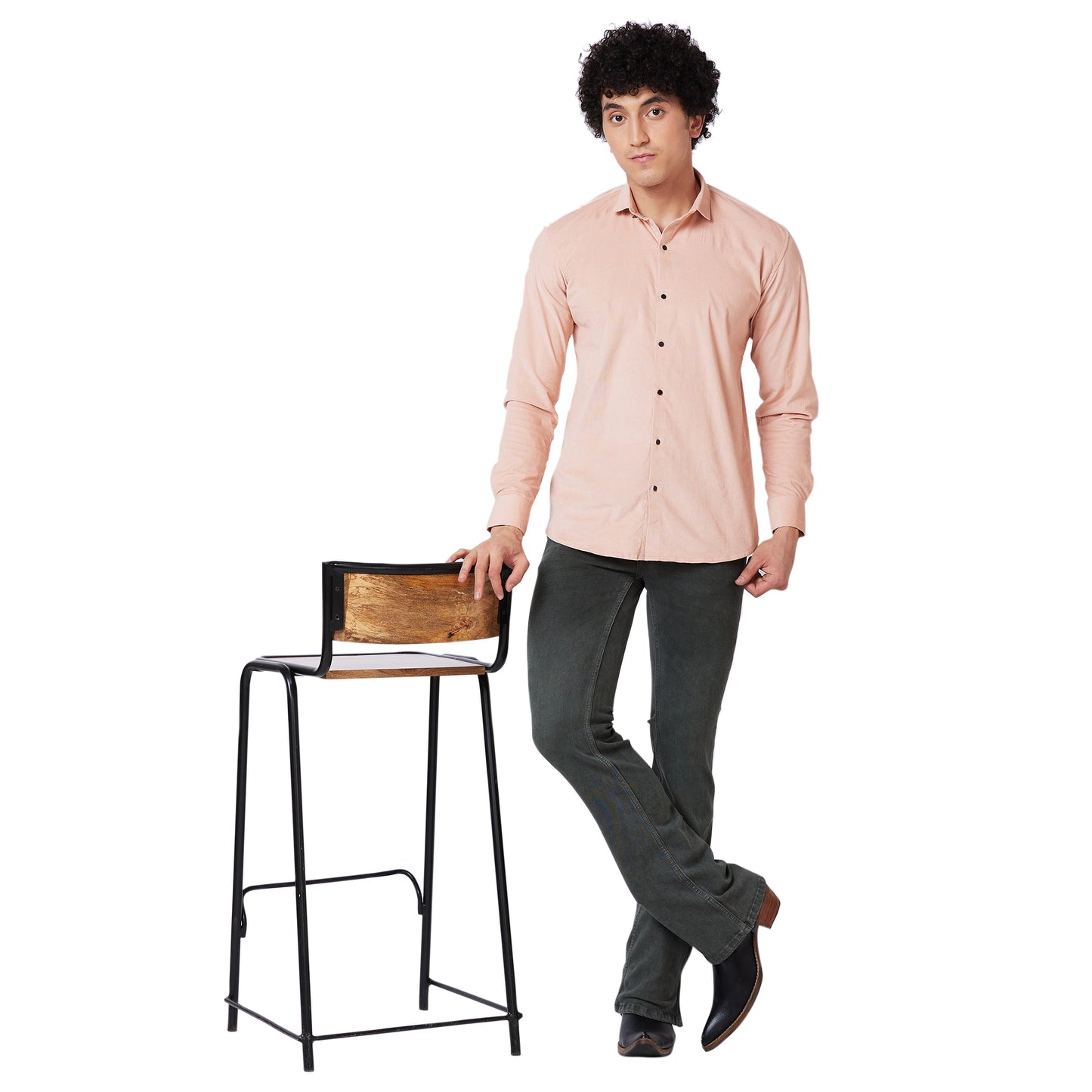 Slim Fit Stretchable Bootcut Denim Jeans