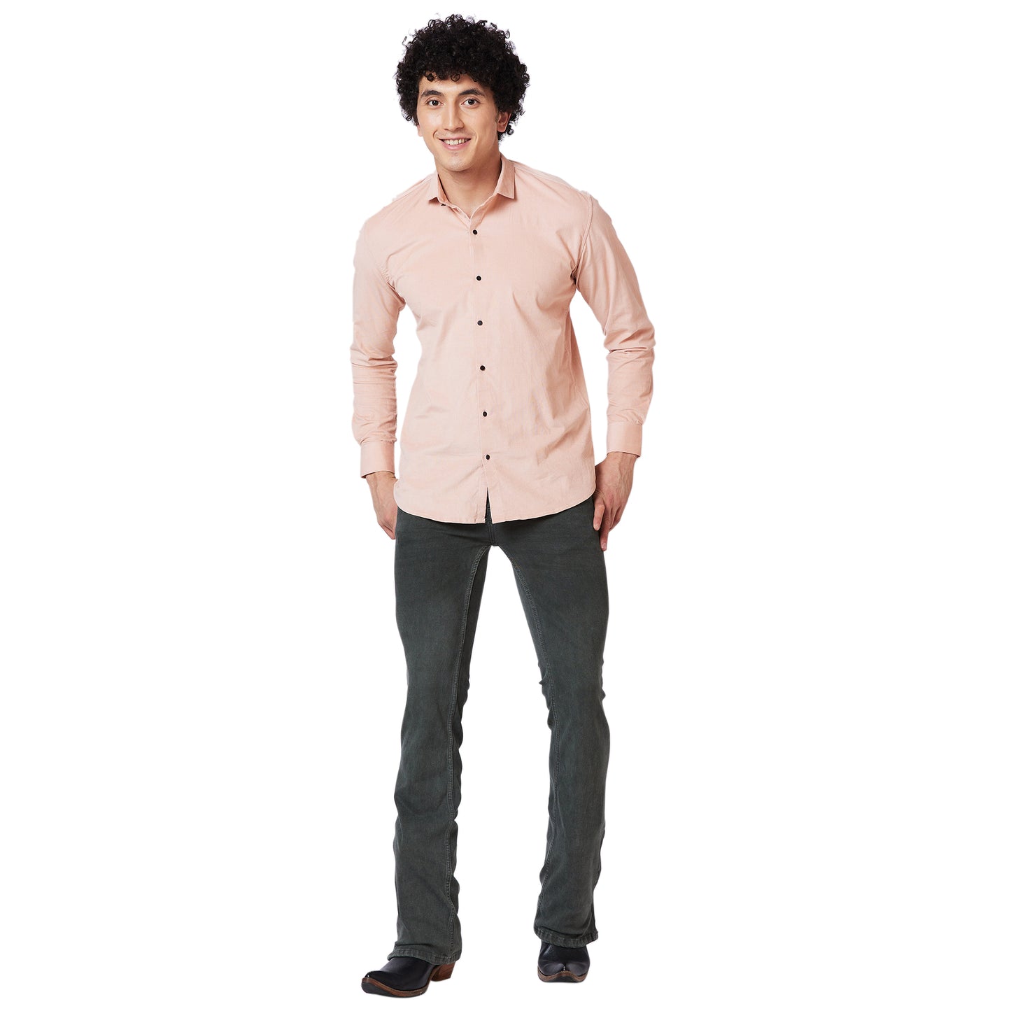 Slim Fit Stretchable Bootcut Denim Jeans