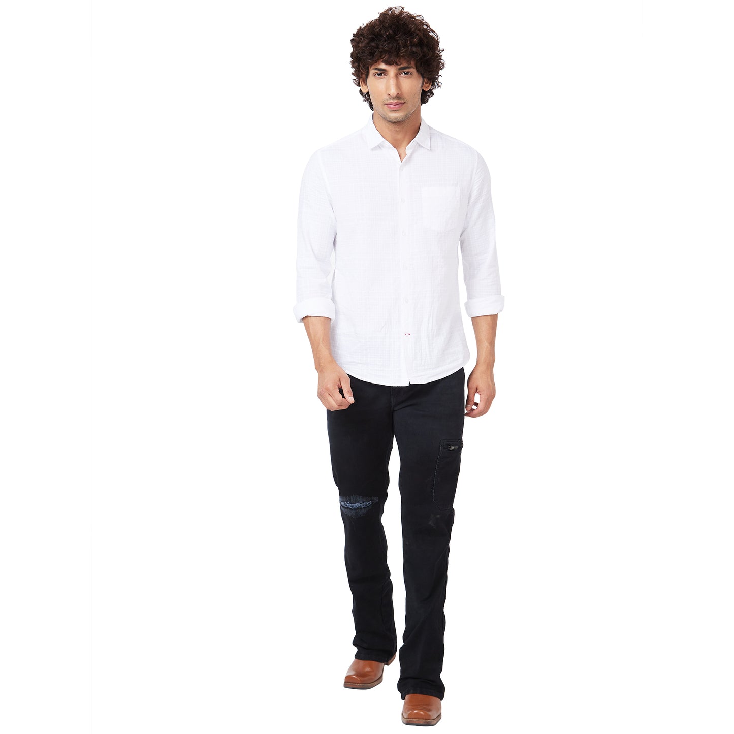 Men's Casual Denim Regular Fit Stretch Jeans