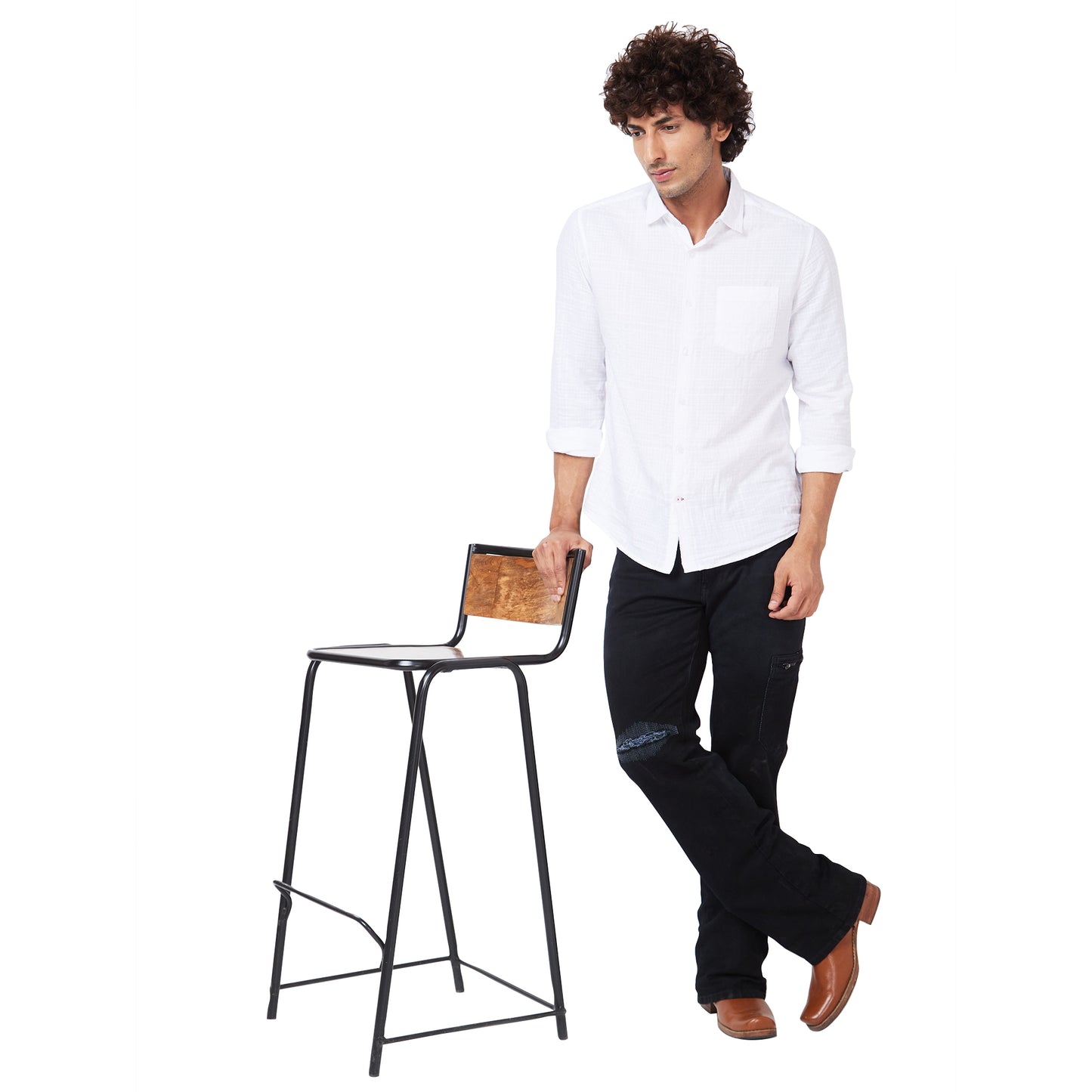 Men's Casual Denim Regular Fit Stretch Jeans