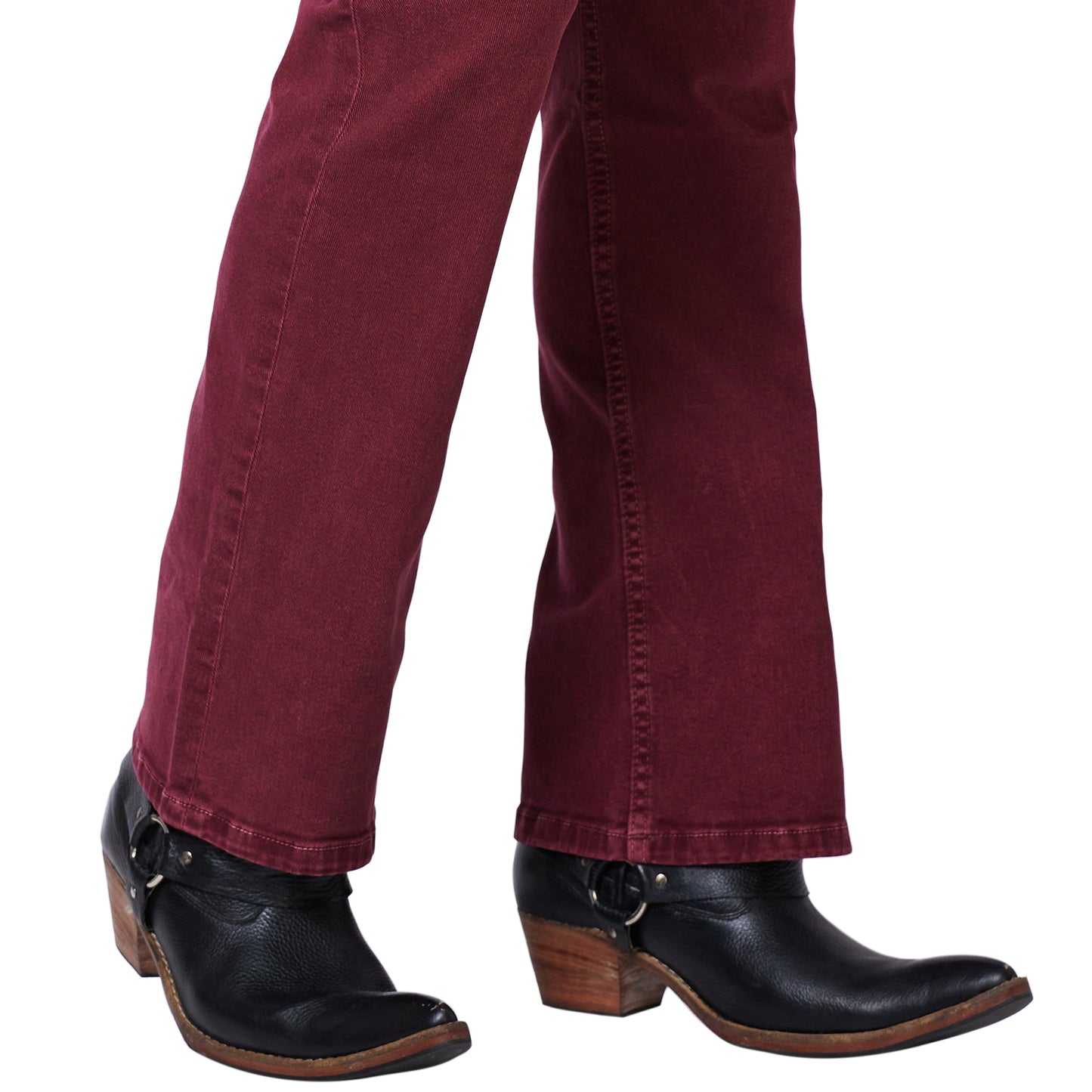 Solid Slim Fit Bootcut Denim Jeans