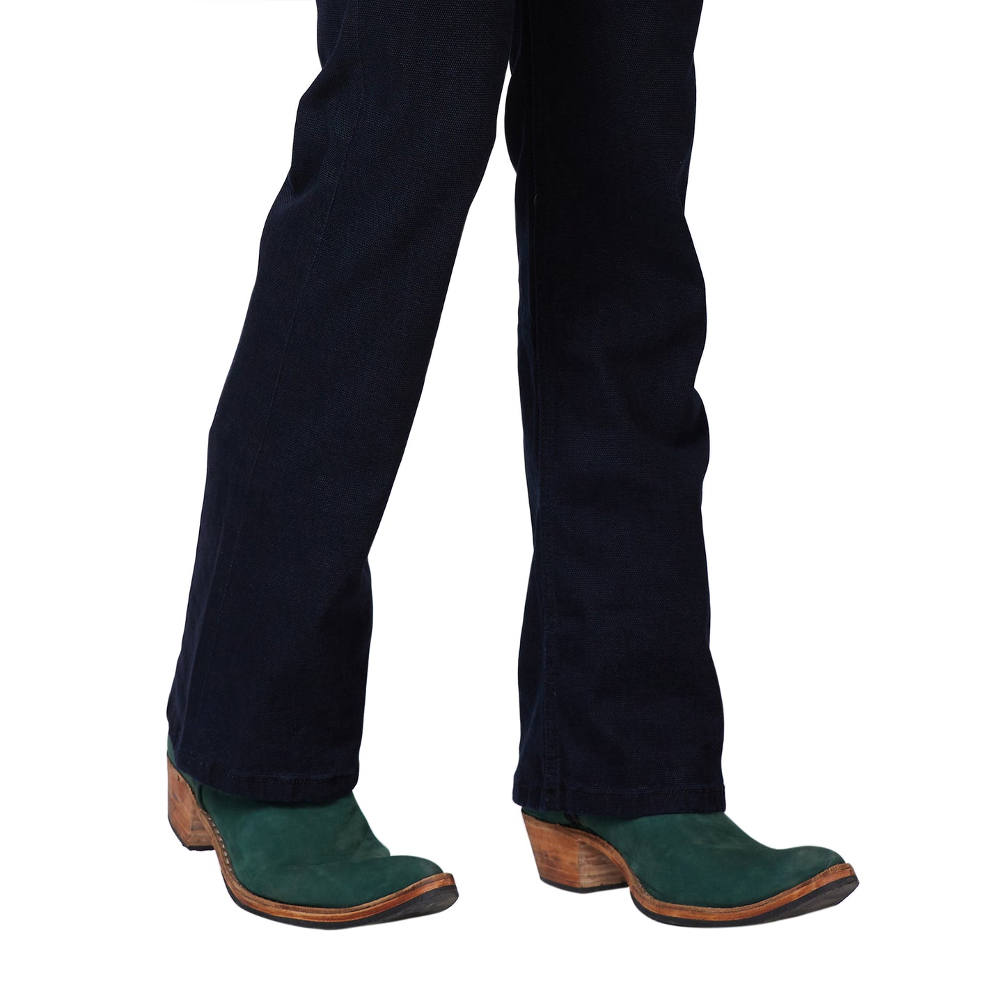 Bootcut Denim Jeans With Tangled Back Pocket