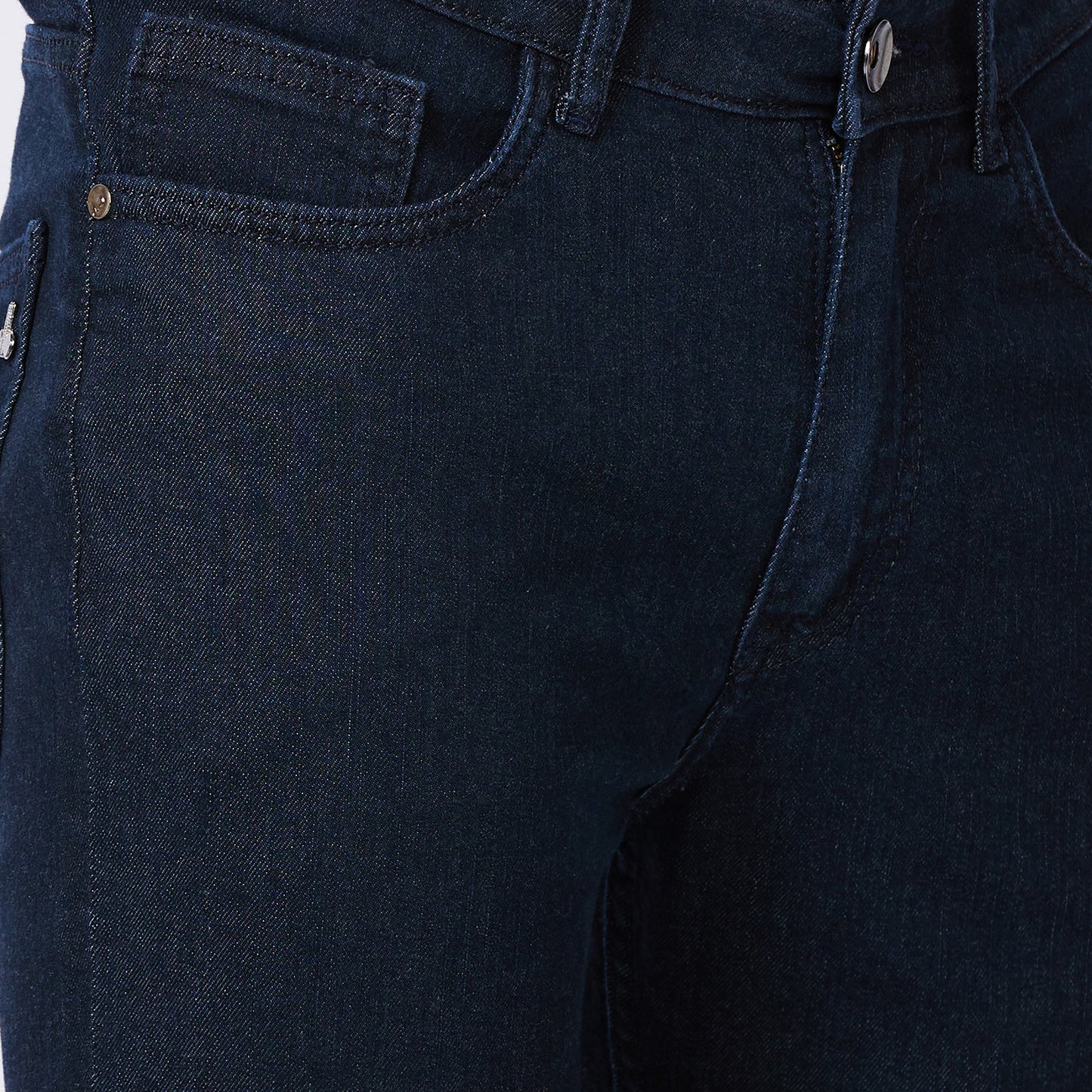 Solid Stretchable Bootcut Denim Jeans For Men