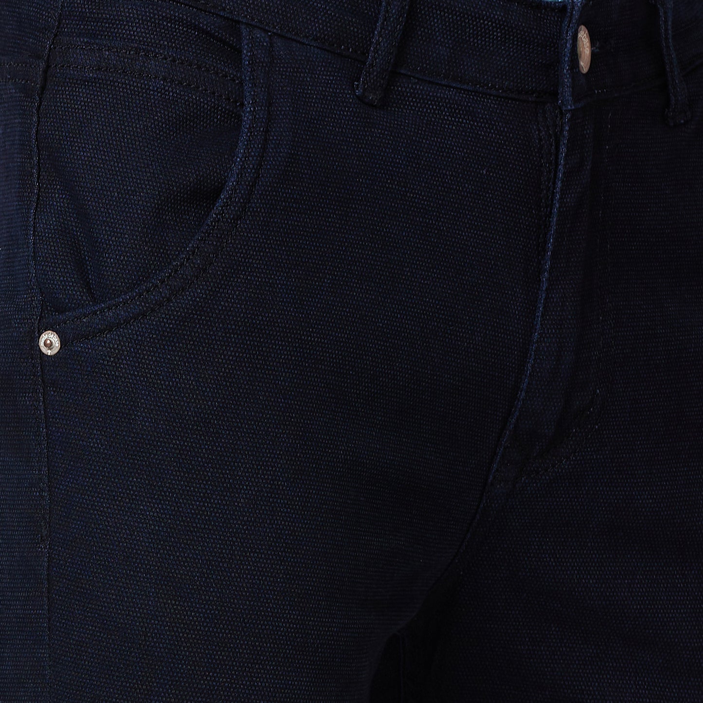 Bootcut Denim Jeans With Tangled Back Pocket
