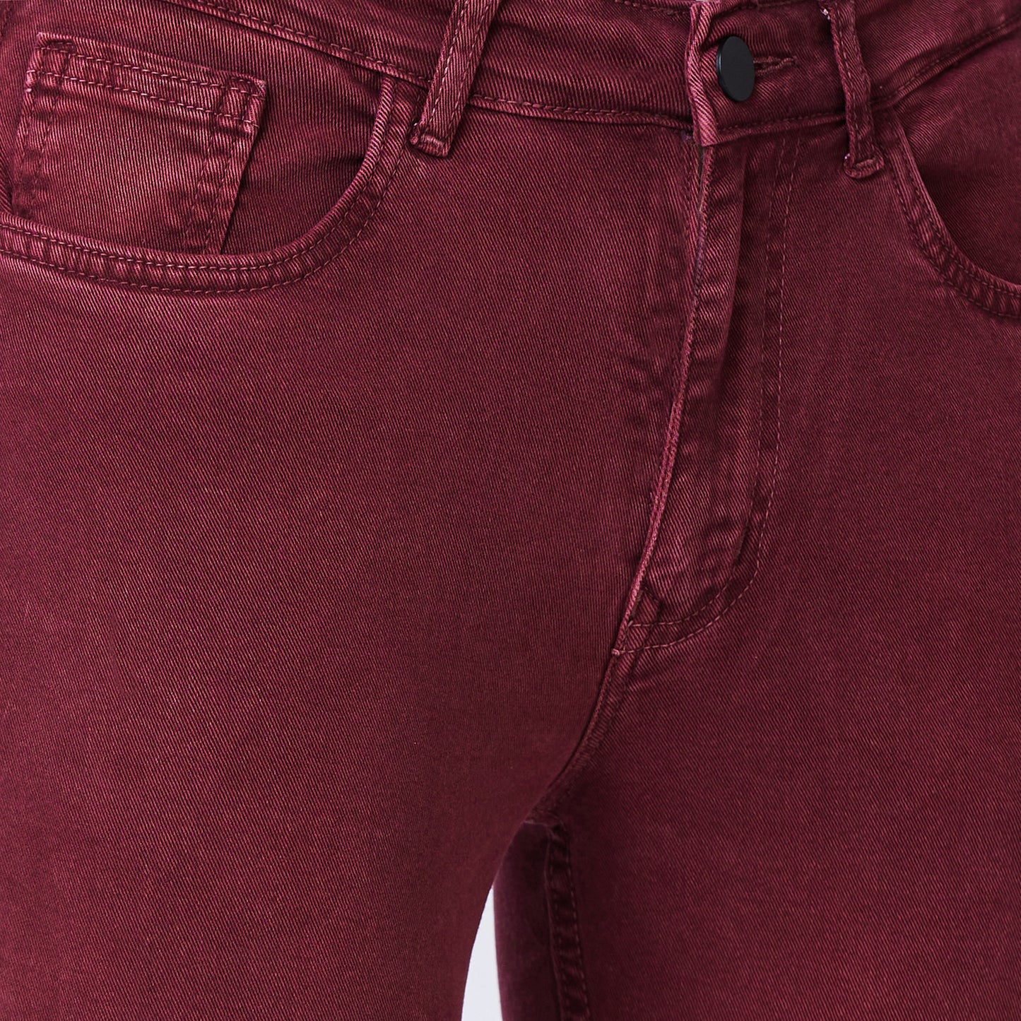 Solid Slim Fit Bootcut Denim Jeans