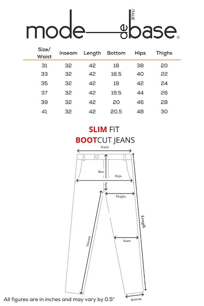 Low Rise Bootcut Denim Jeans For Men