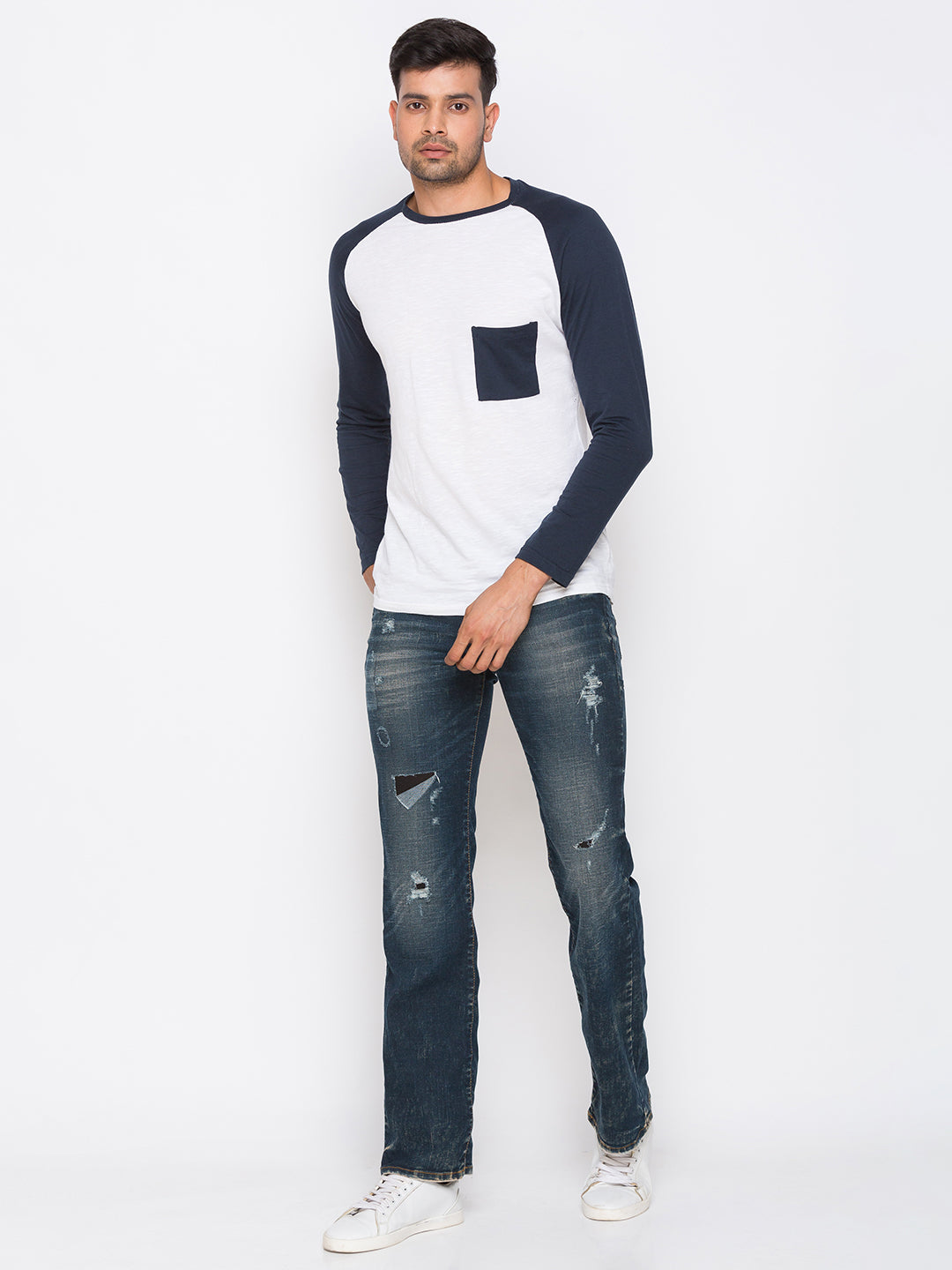 Mud Green Bootcut Jeans for Men