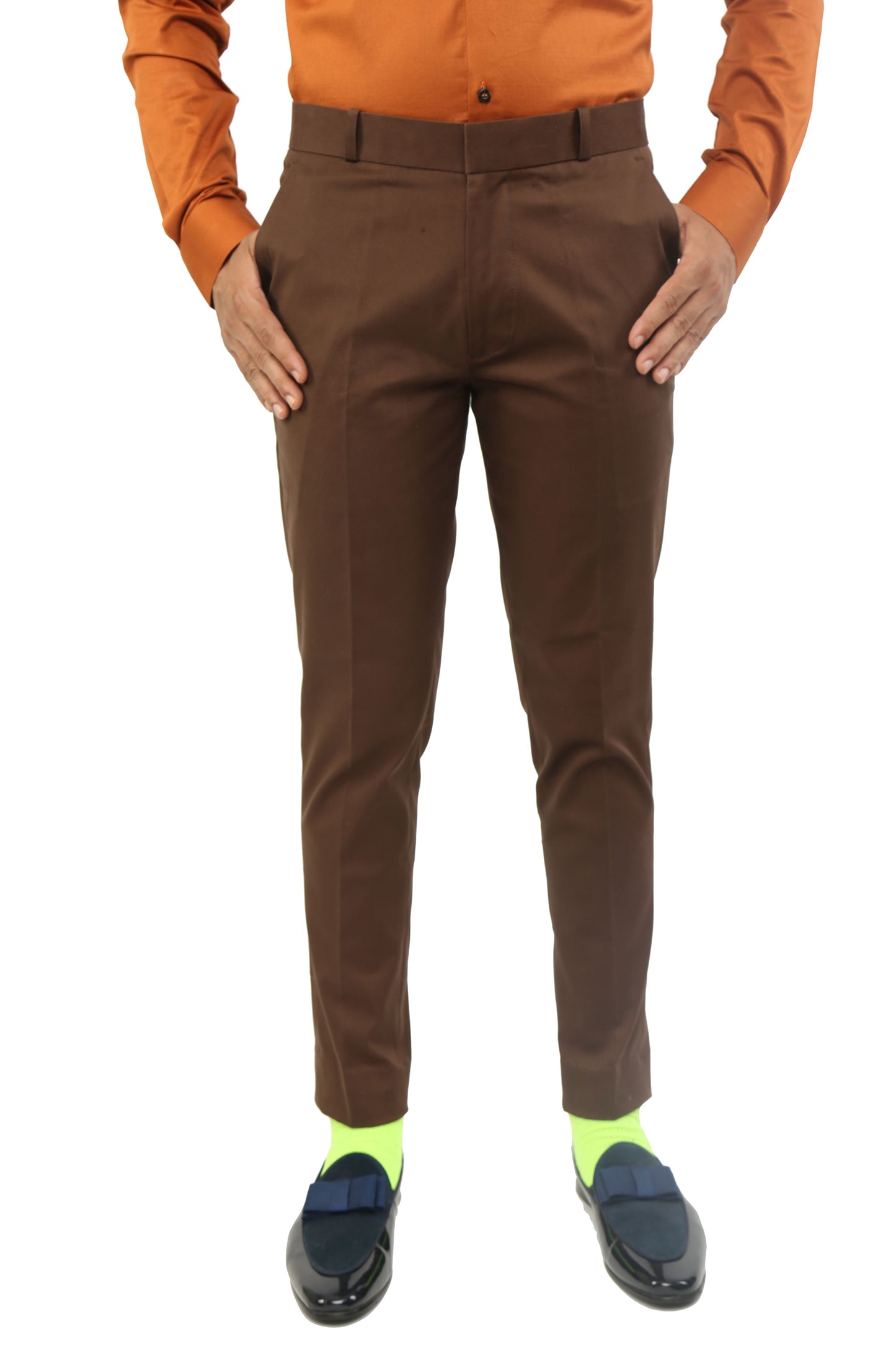 Brown Slim Fit Chinos