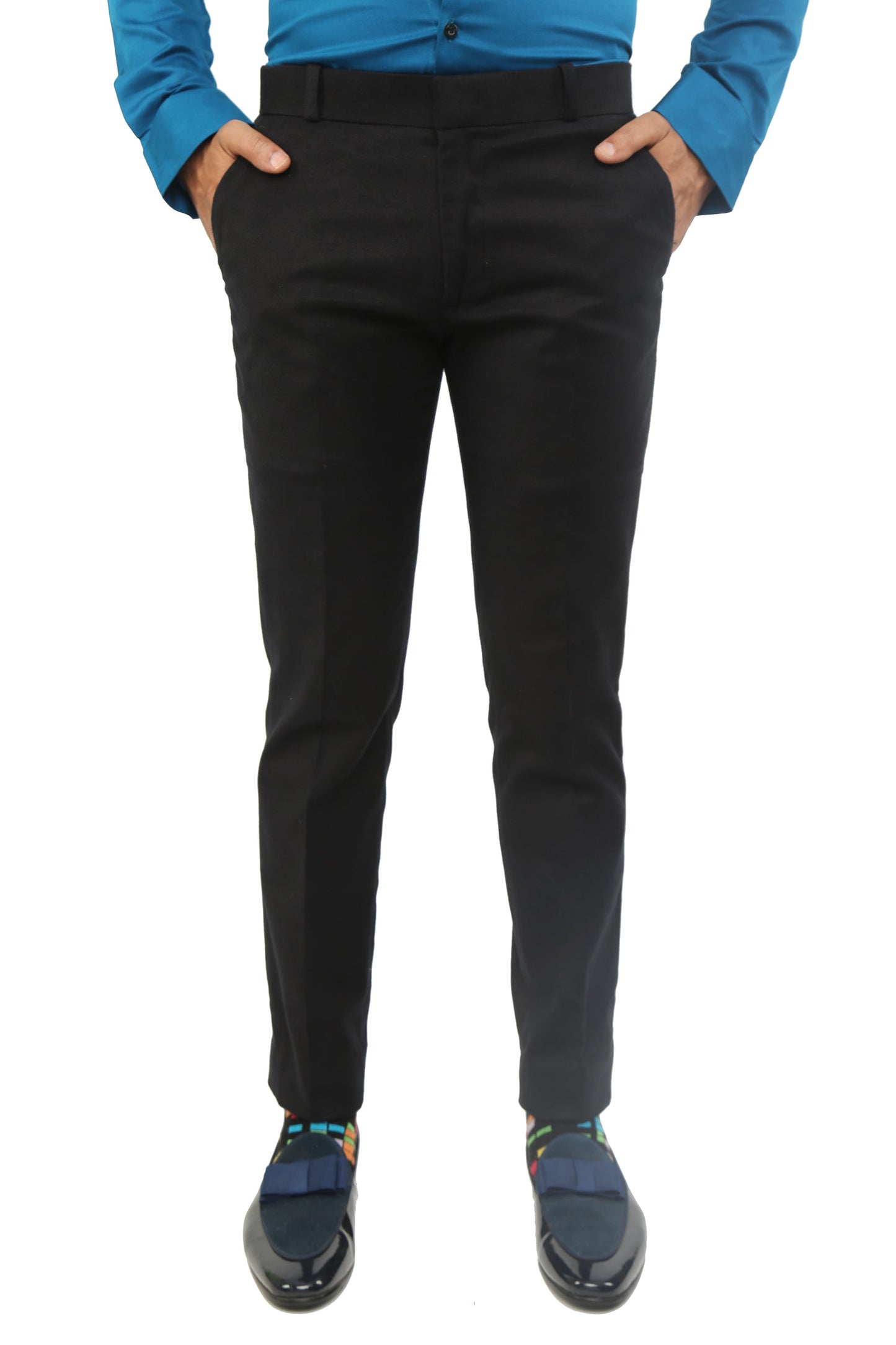 Black Slim Fit Chinos