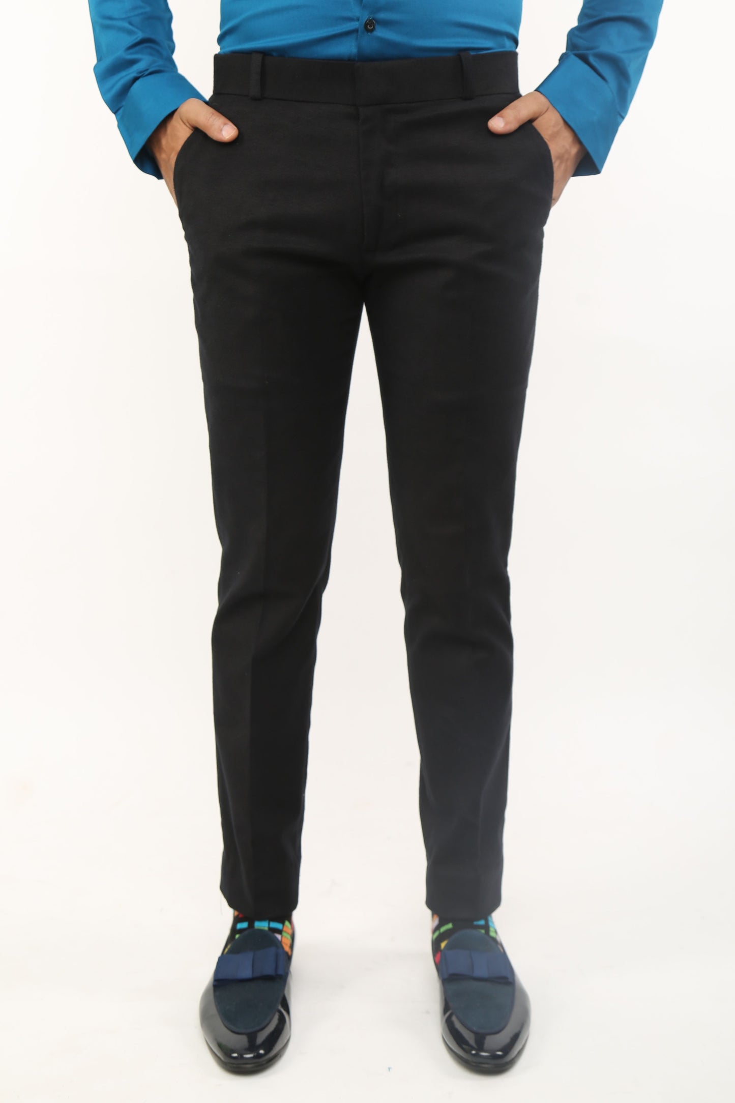 Black Slim Fit Chinos