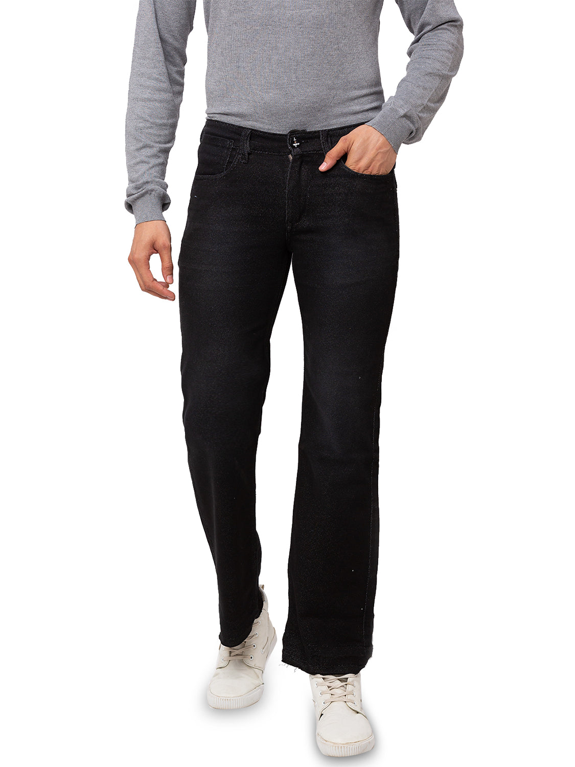 Black Bootcut Jeans For Men