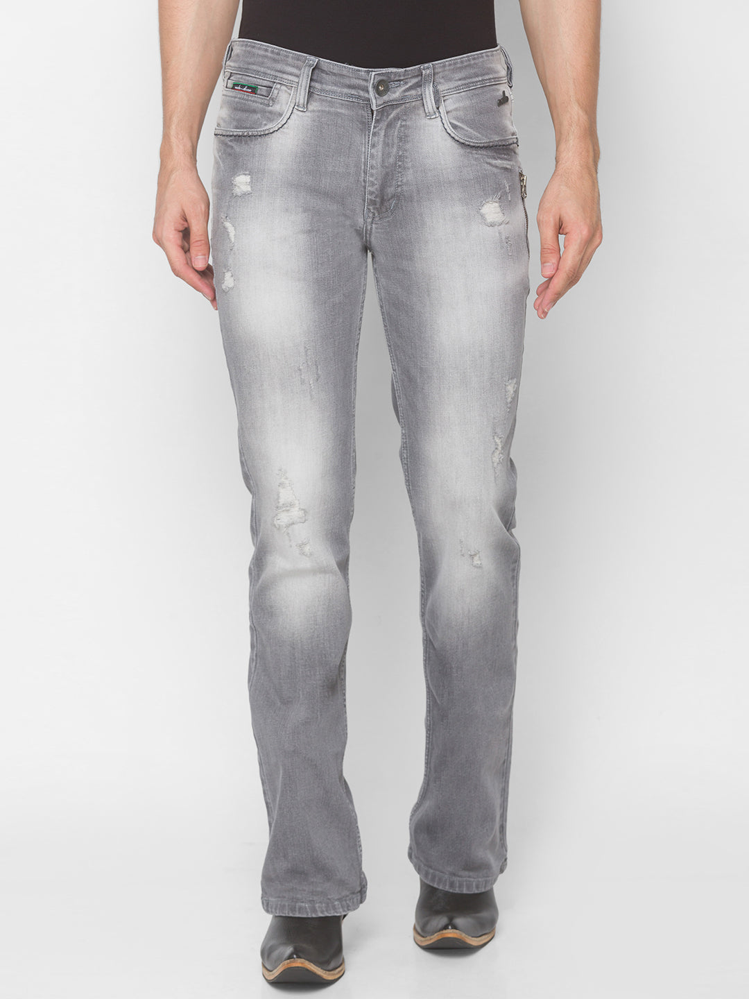 Dark Grey Bootcut Jeans