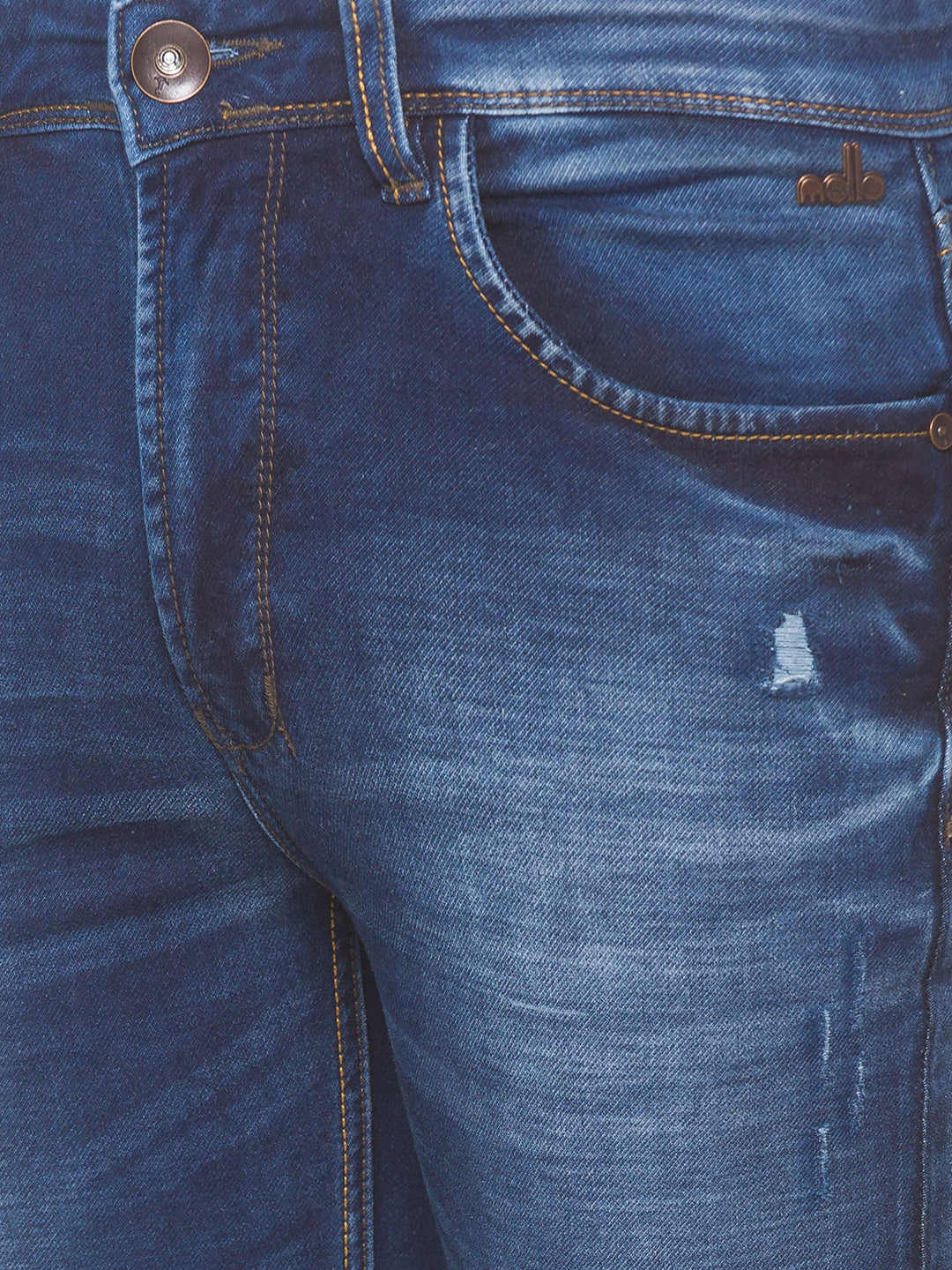Blue Bootcut Jeans