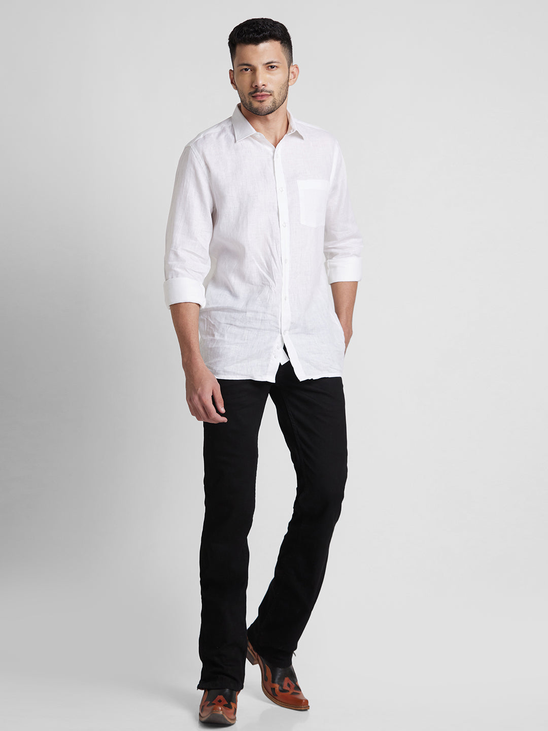 Black Bootcut Jeans with Zipper Bottom