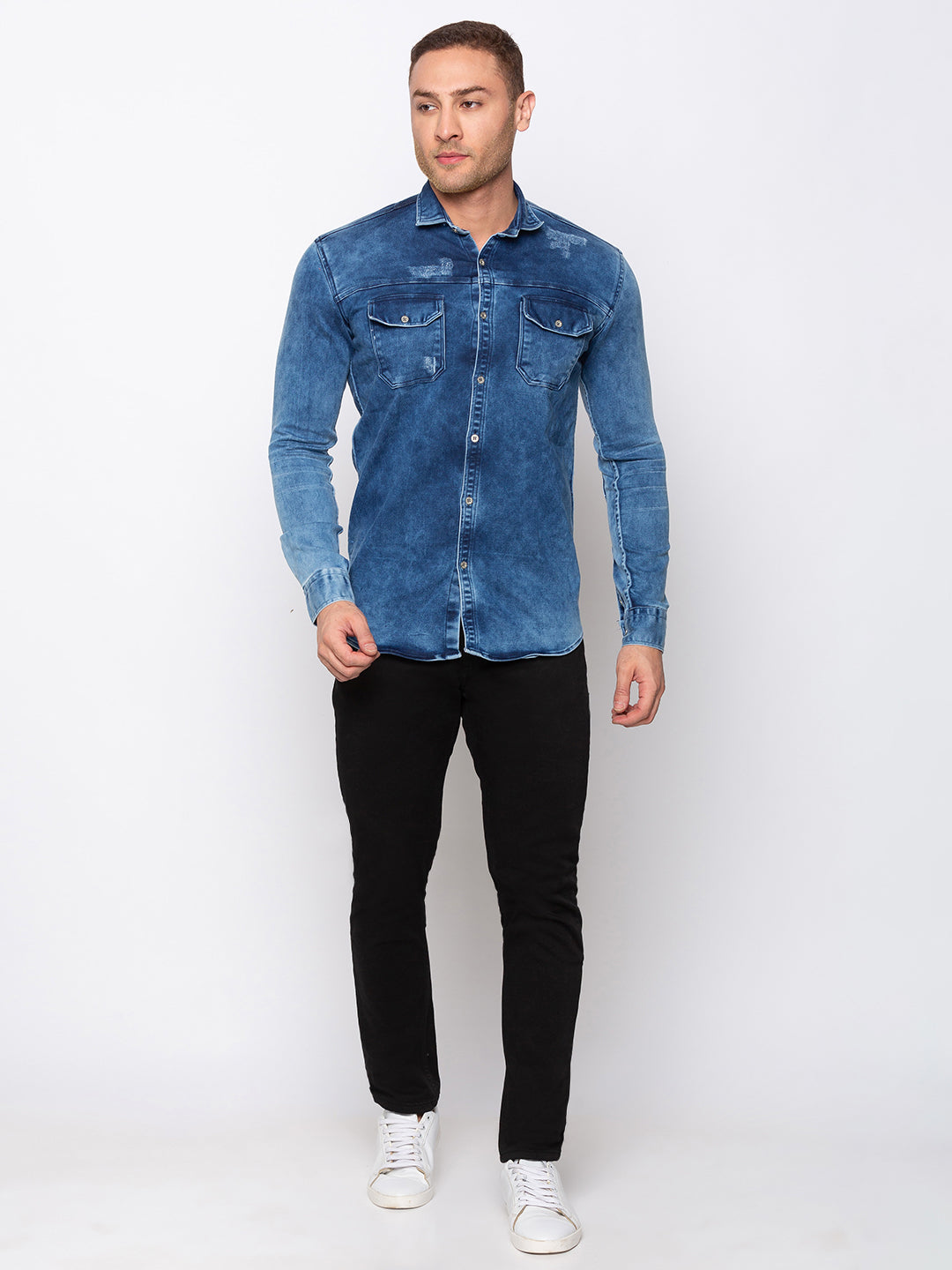 Blue Denim Shirt