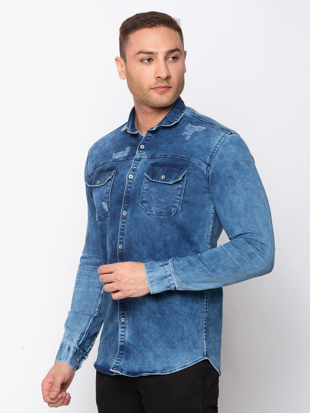 Blue Denim Shirt