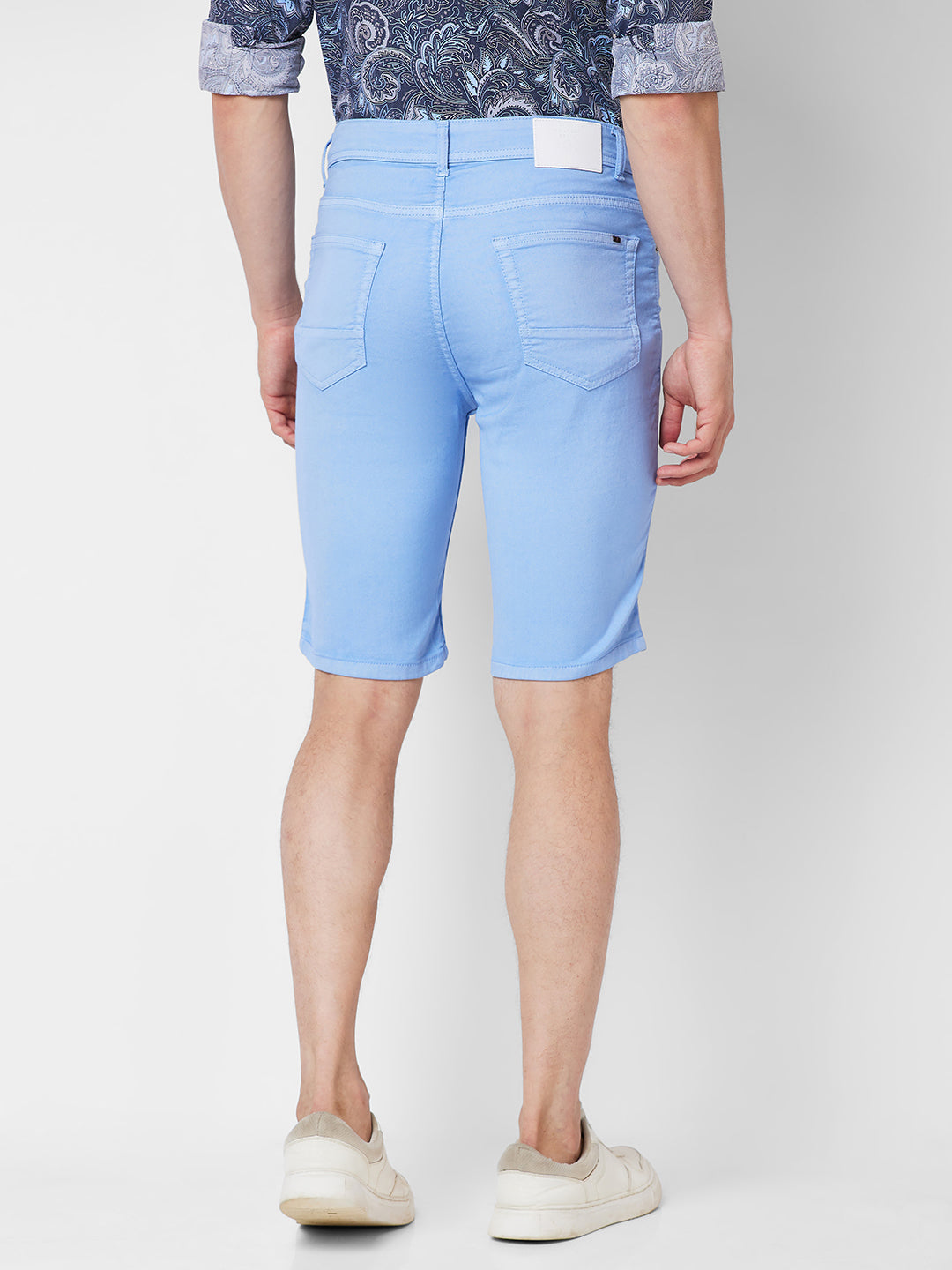 Sky Blue Shorts For Mens