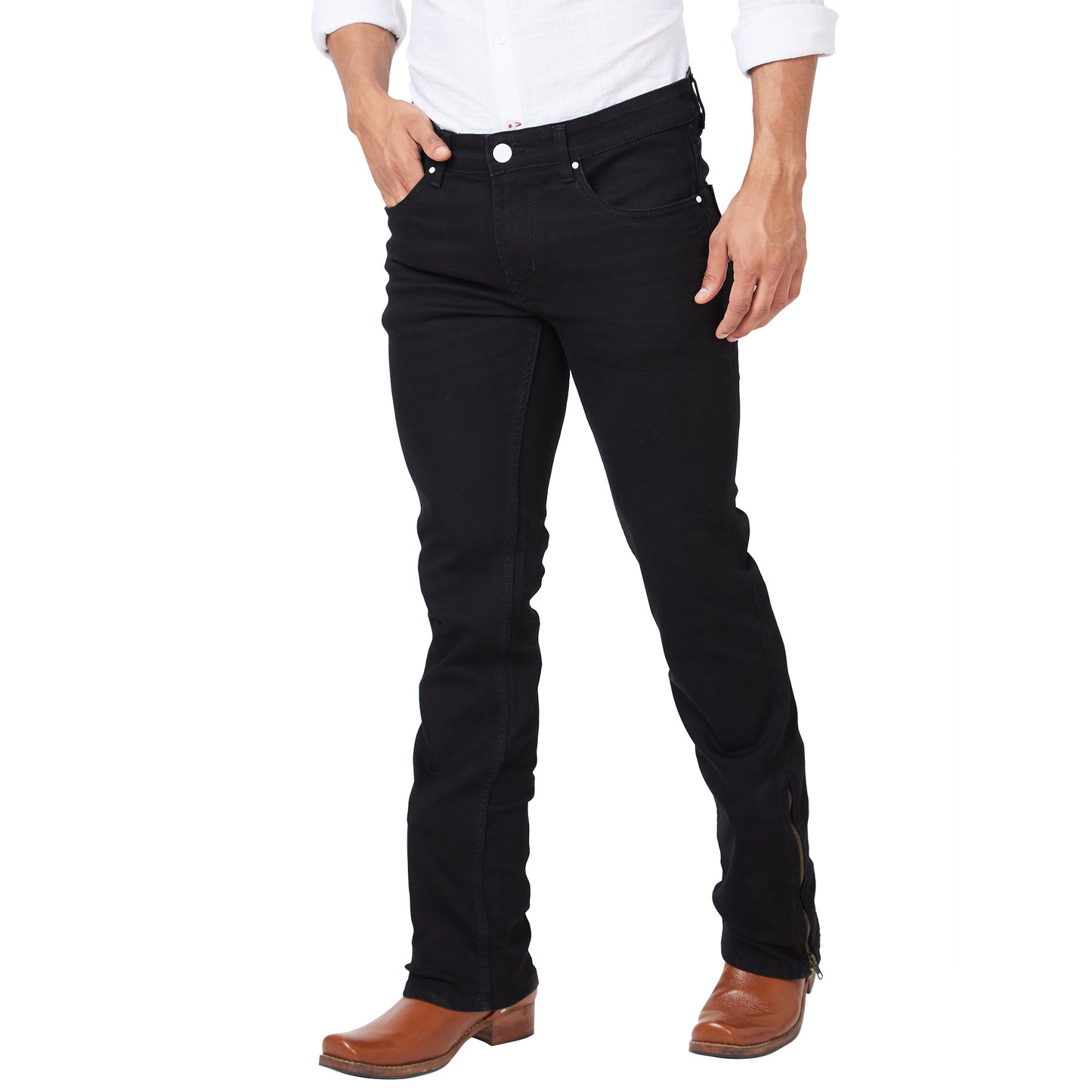 Men's Casual Denim Slim Fit Bootcut Jeans