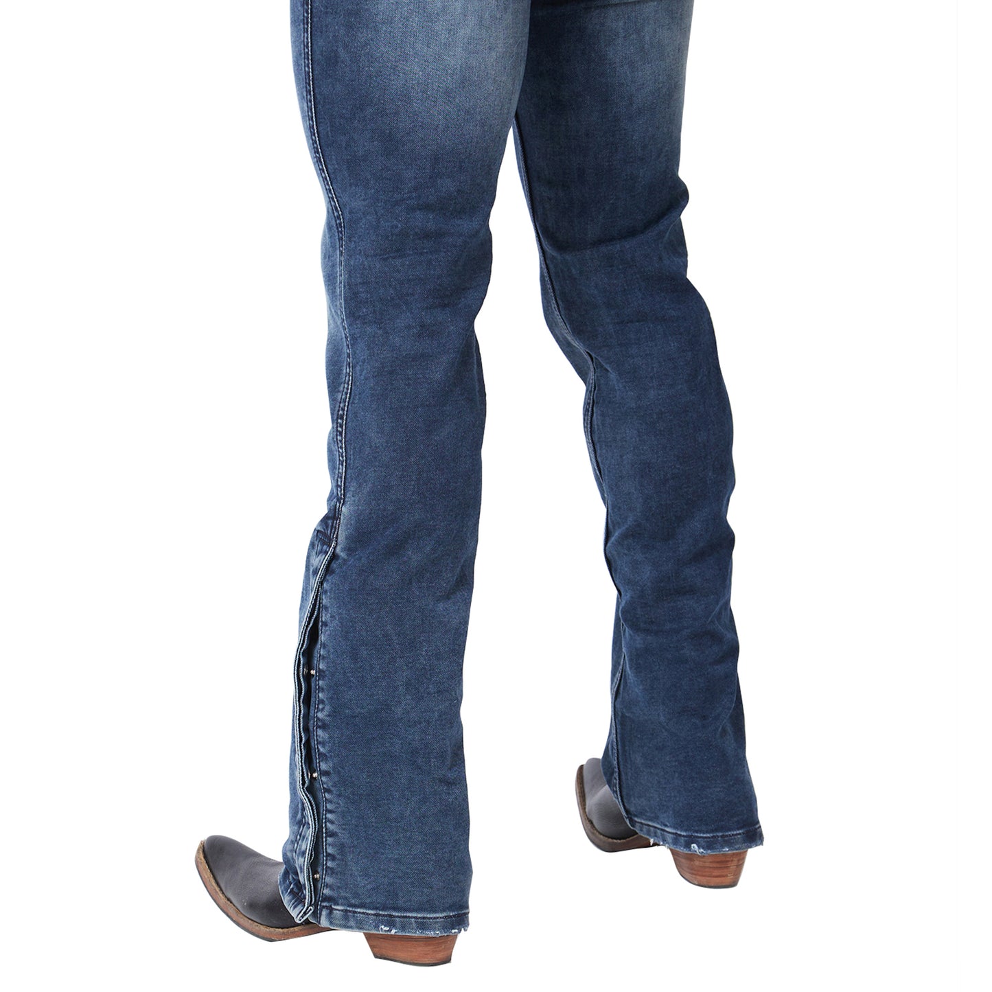 Men's Casual Slim Fit Straight Denim Boot-cut Jeans Stretchable