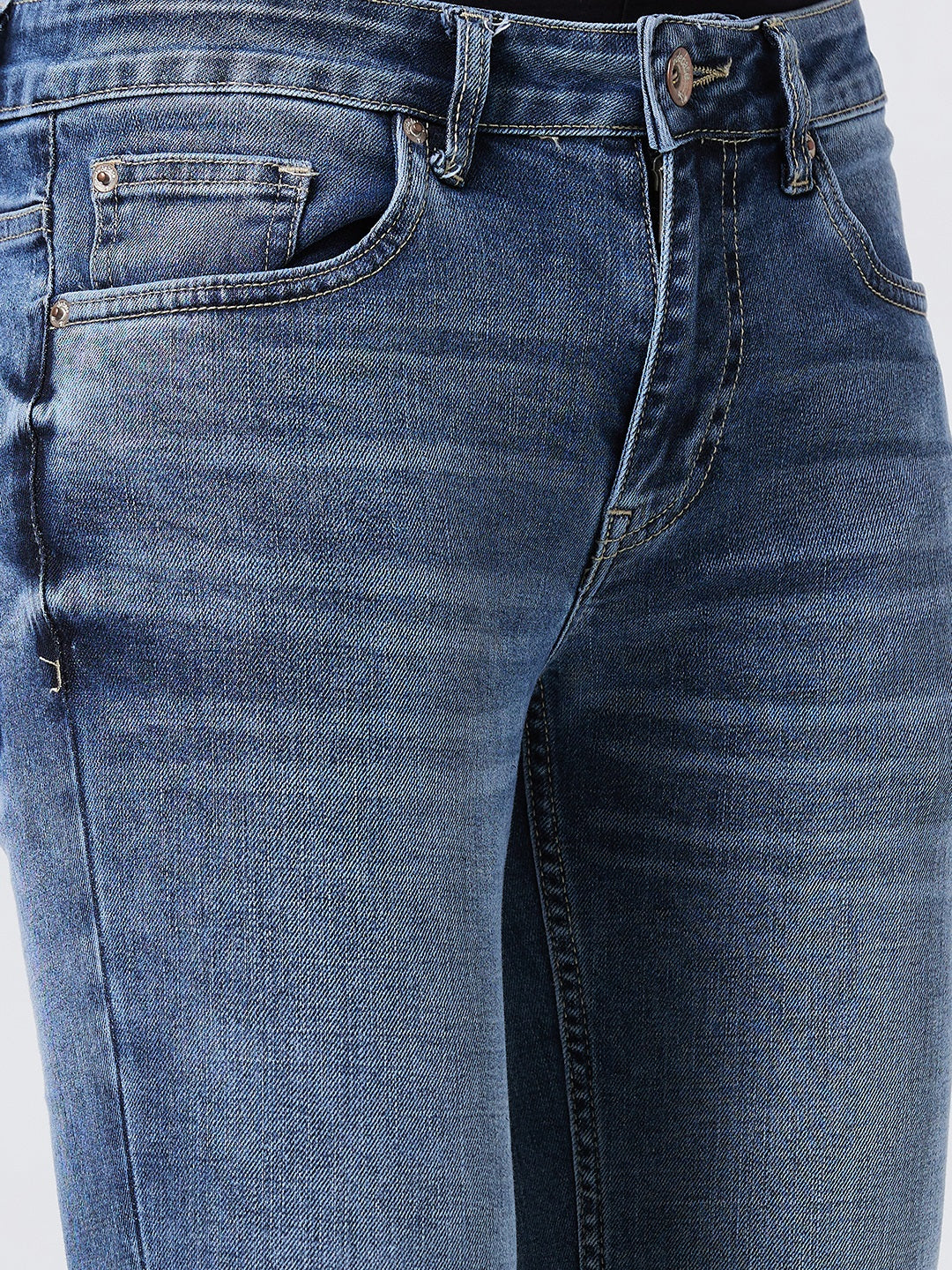 Classic Bootcut Jeans with Zipper Bottom – Crafted for Style and Flexibility