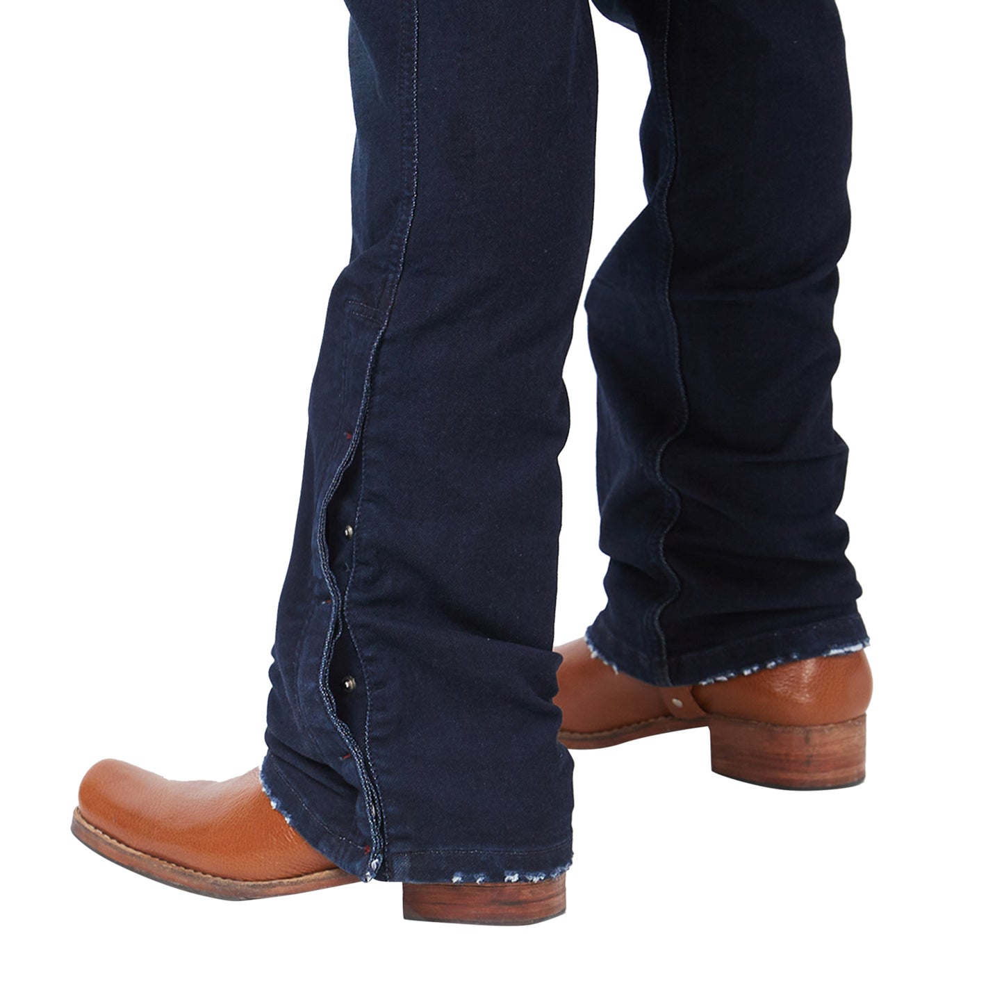 Men's Casual Denim Regular Fit Solid Stretchable Boot-cut Jeans