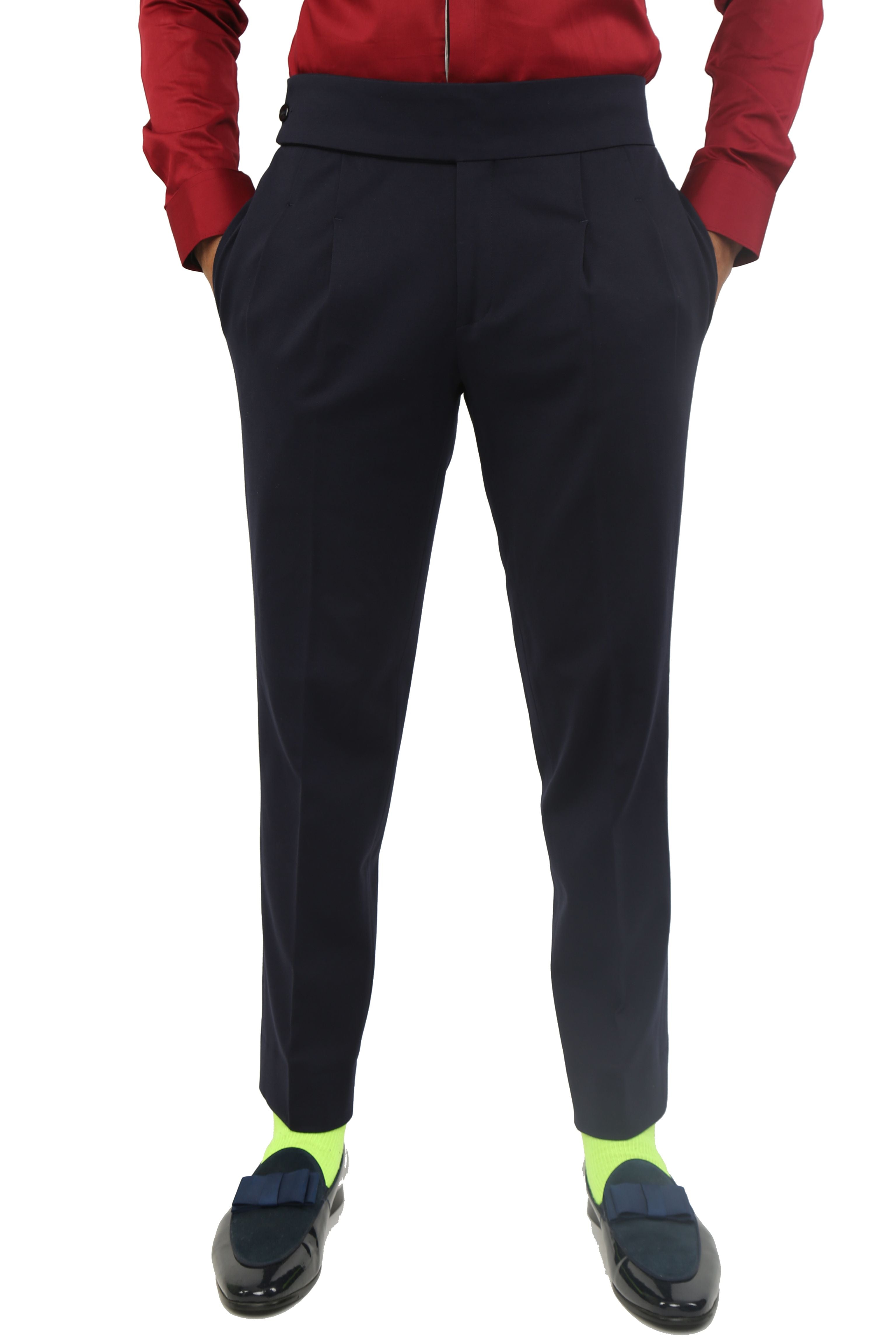 Black Pants  Beltless Pant Design  100 Polyester  Side Pocket Ple   Ascott Browne