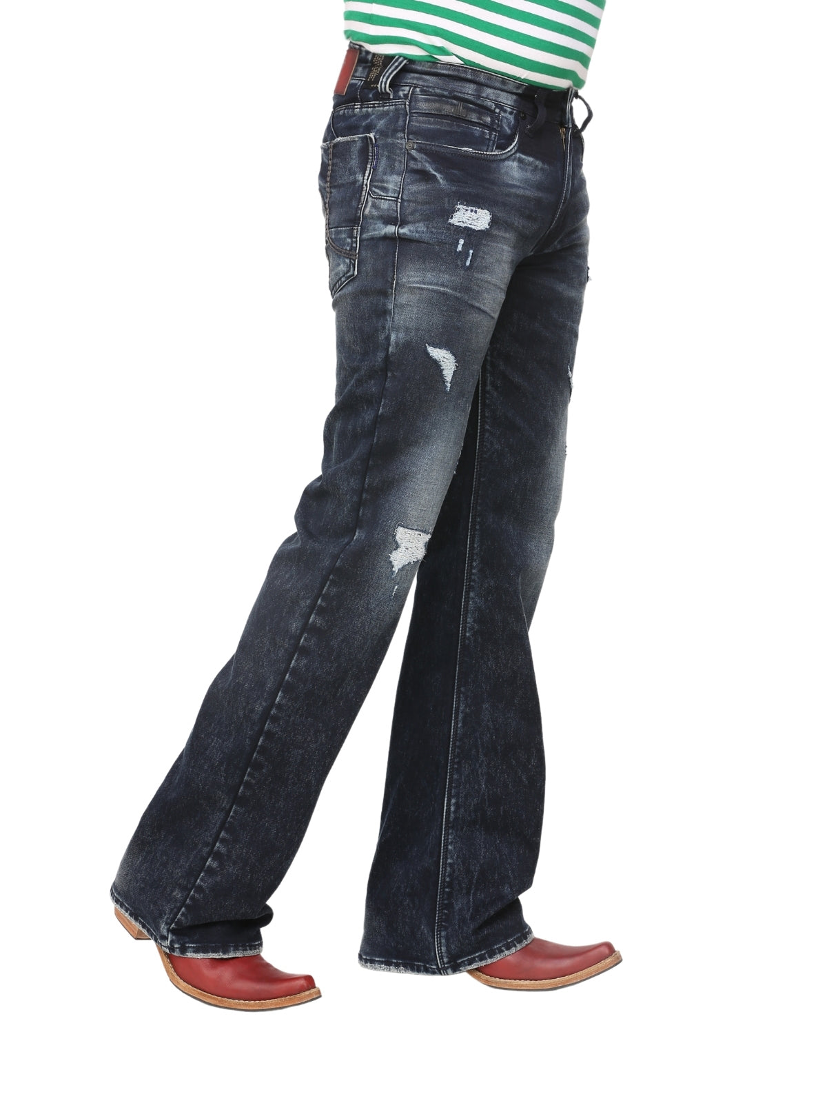 Dark Blue Bootcut Jeans