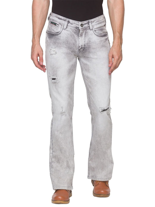 Light Grey Bootcut Jeans
