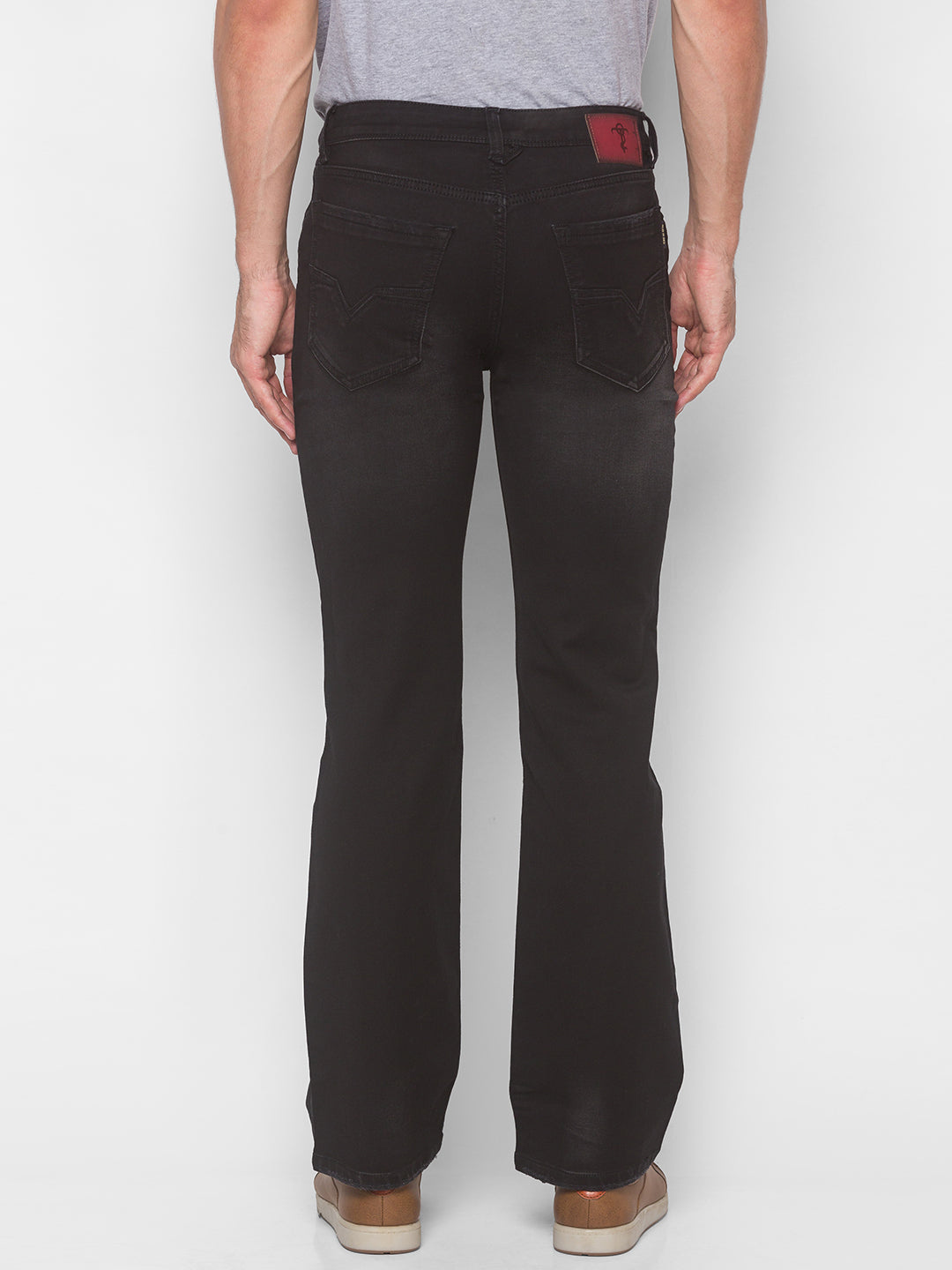 Carbon Black Bootcut Jeans