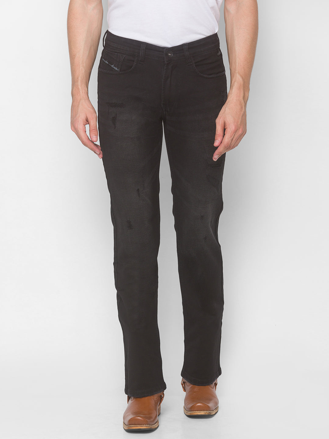 Carbon Black Bootcut Jeans