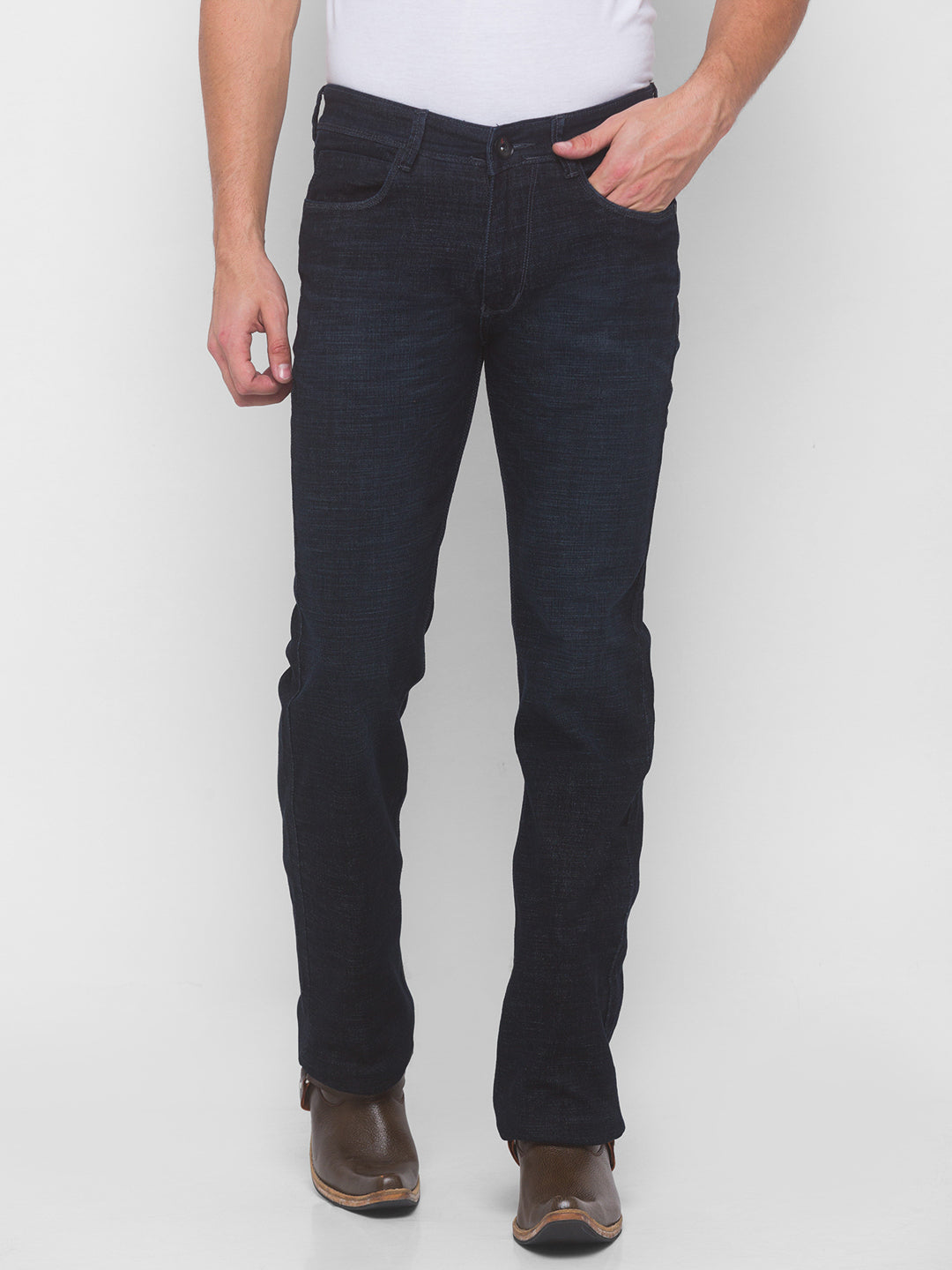 Navy Blue Crossfire Bootcut Jeans