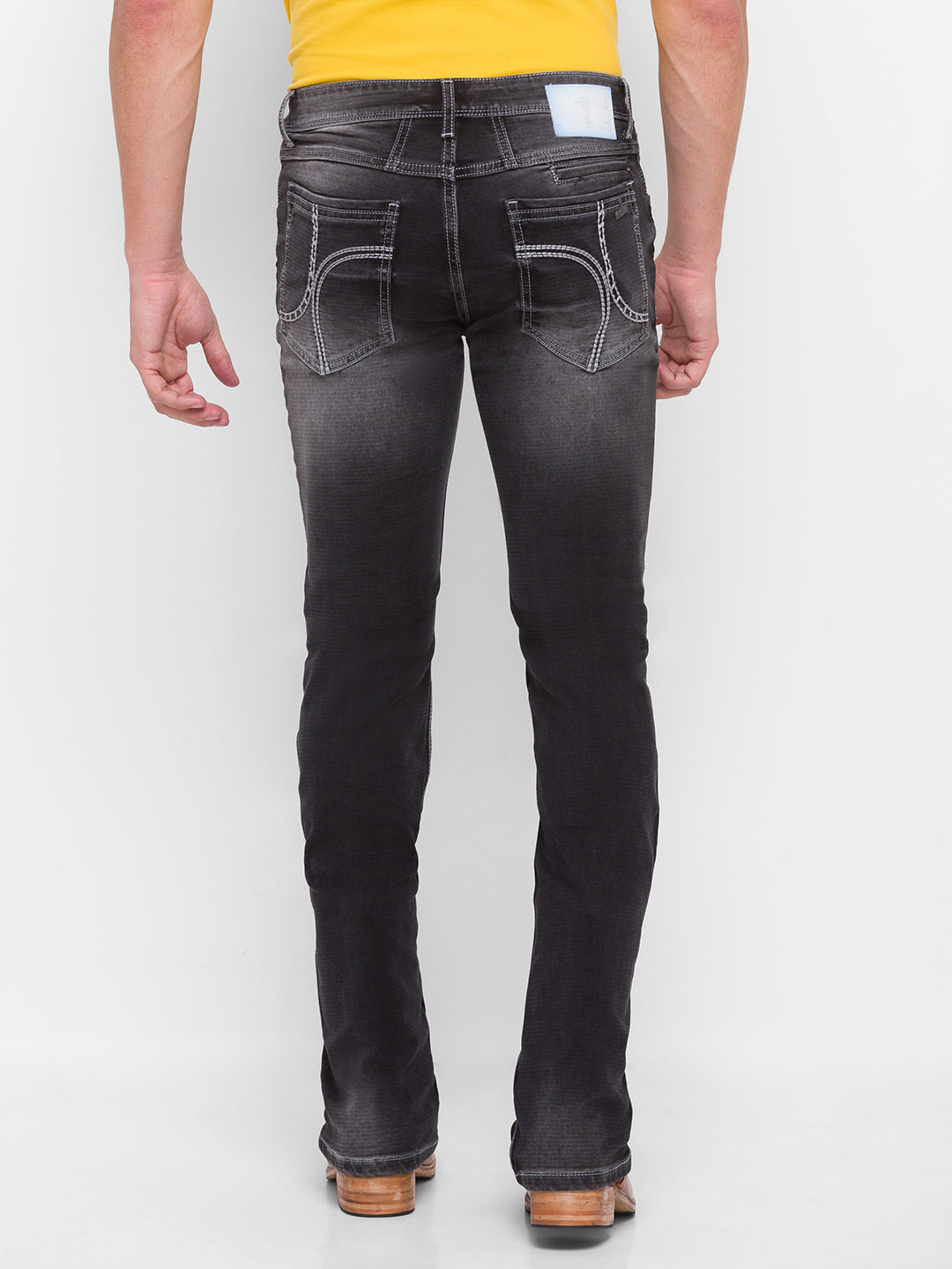 Buy Spykar Carbon Black Cotton Slim Fit Jogger Jeans for Mens Online @ Tata  CLiQ