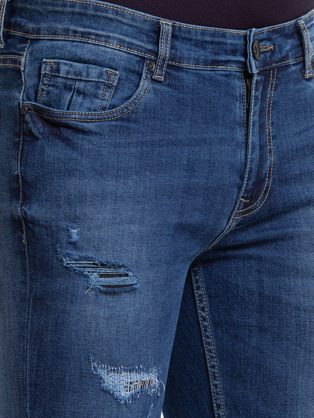 Blue Bootcut Jeans for Men