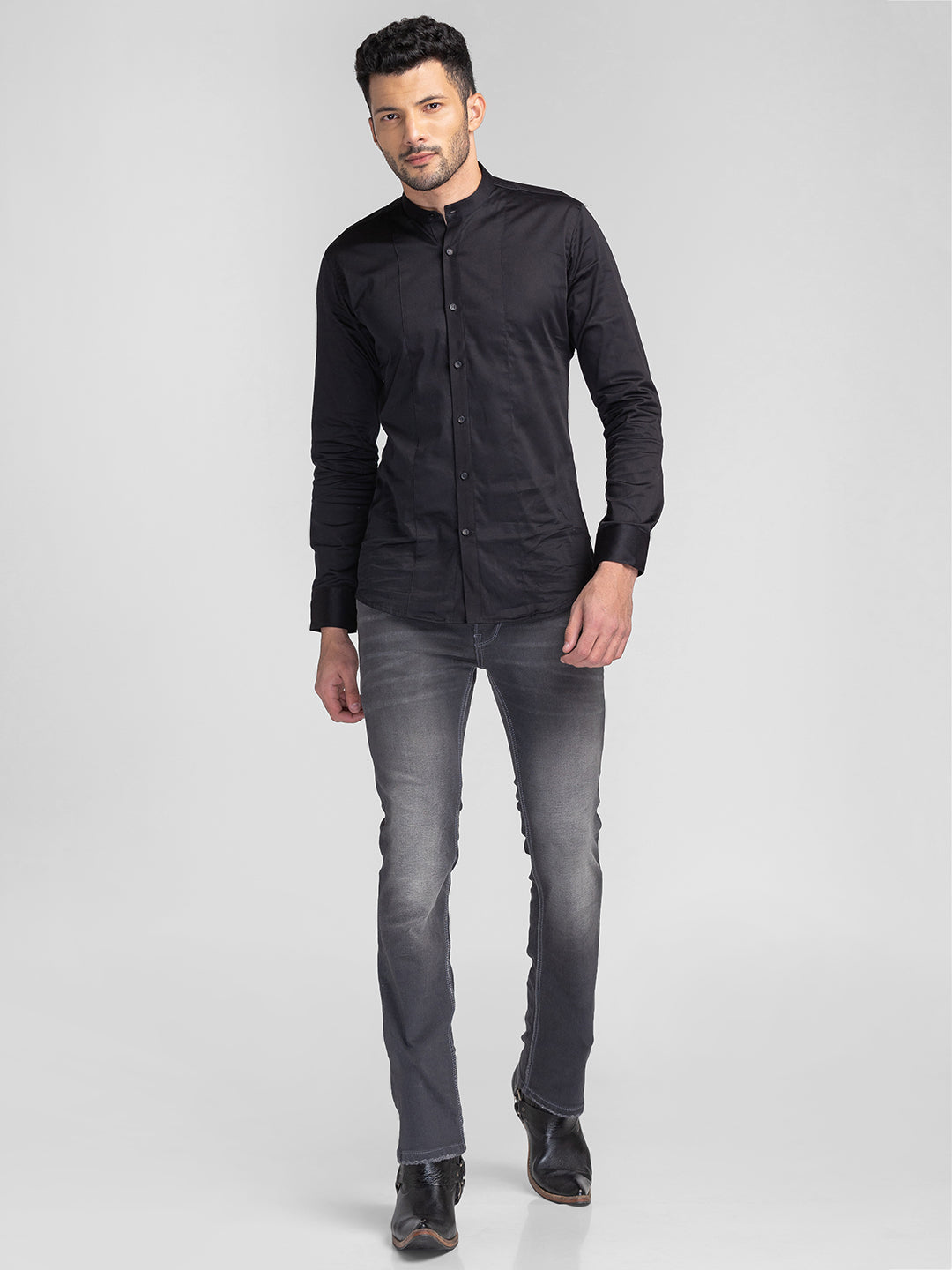 Mens gray sale bootcut jeans