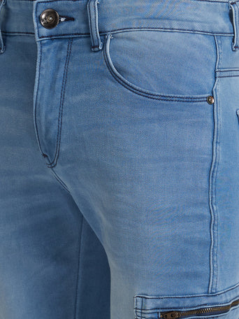 Light Blue 6 Pocket Bootcut Jeans
