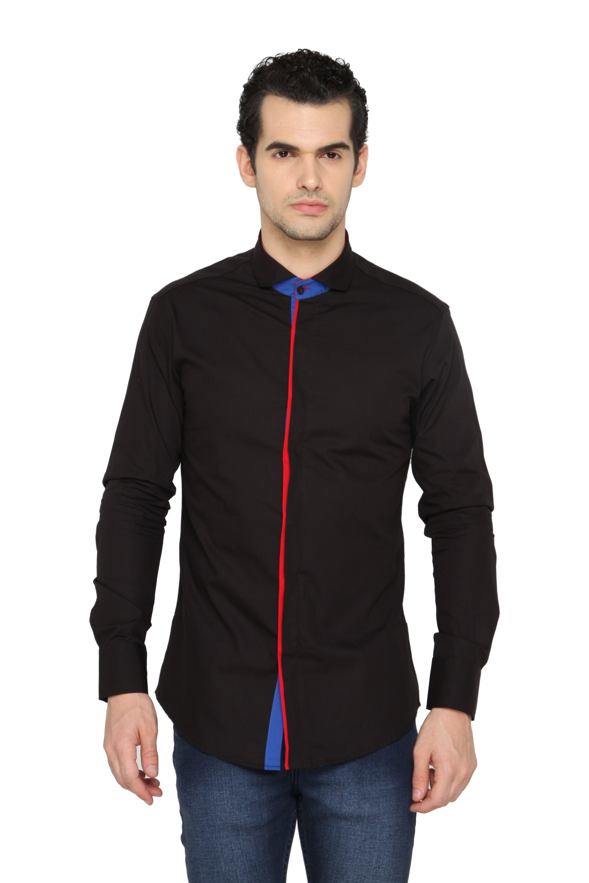 Black Neon Casual Shirt