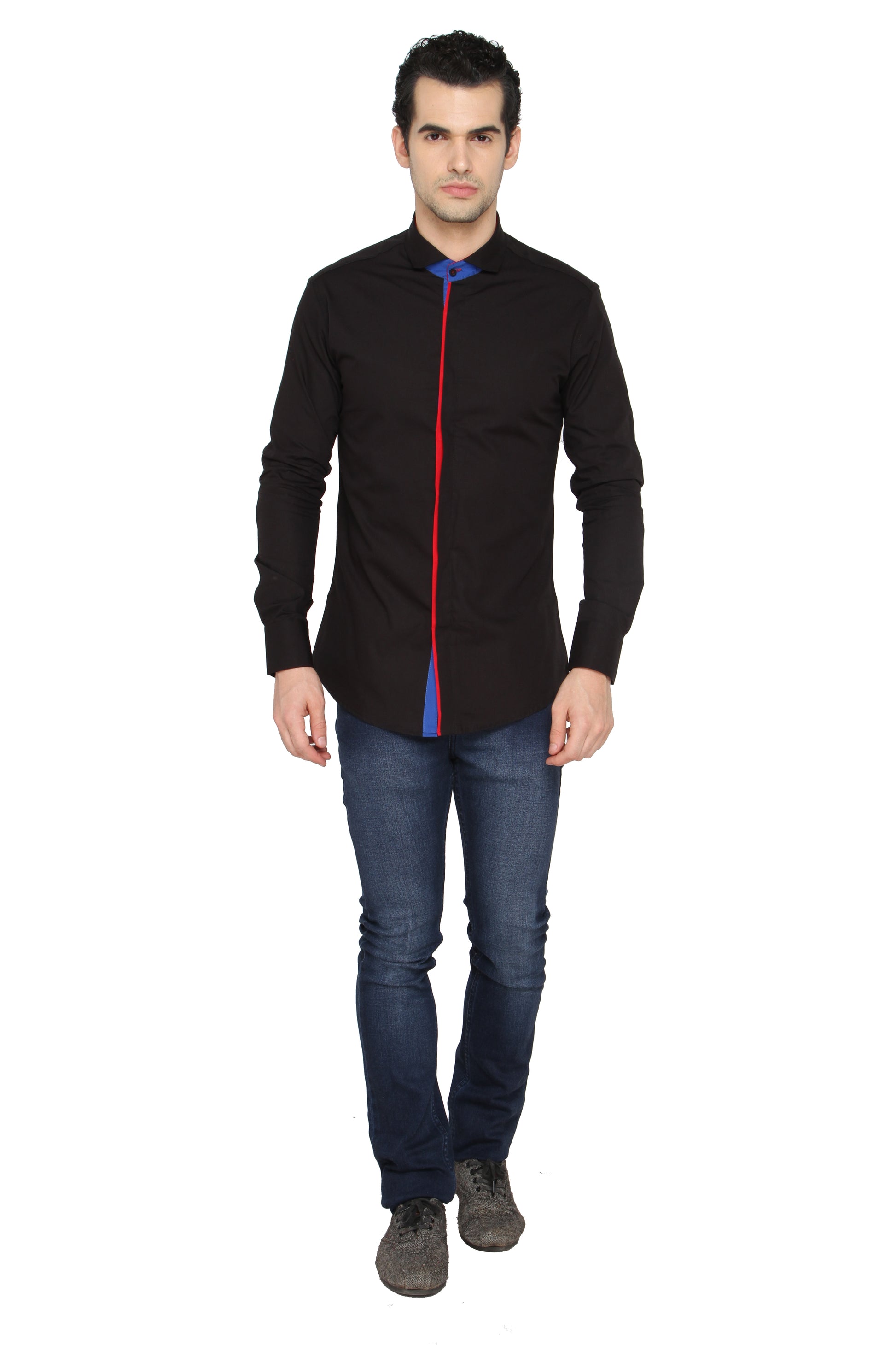 Black Neon Casual Shirt