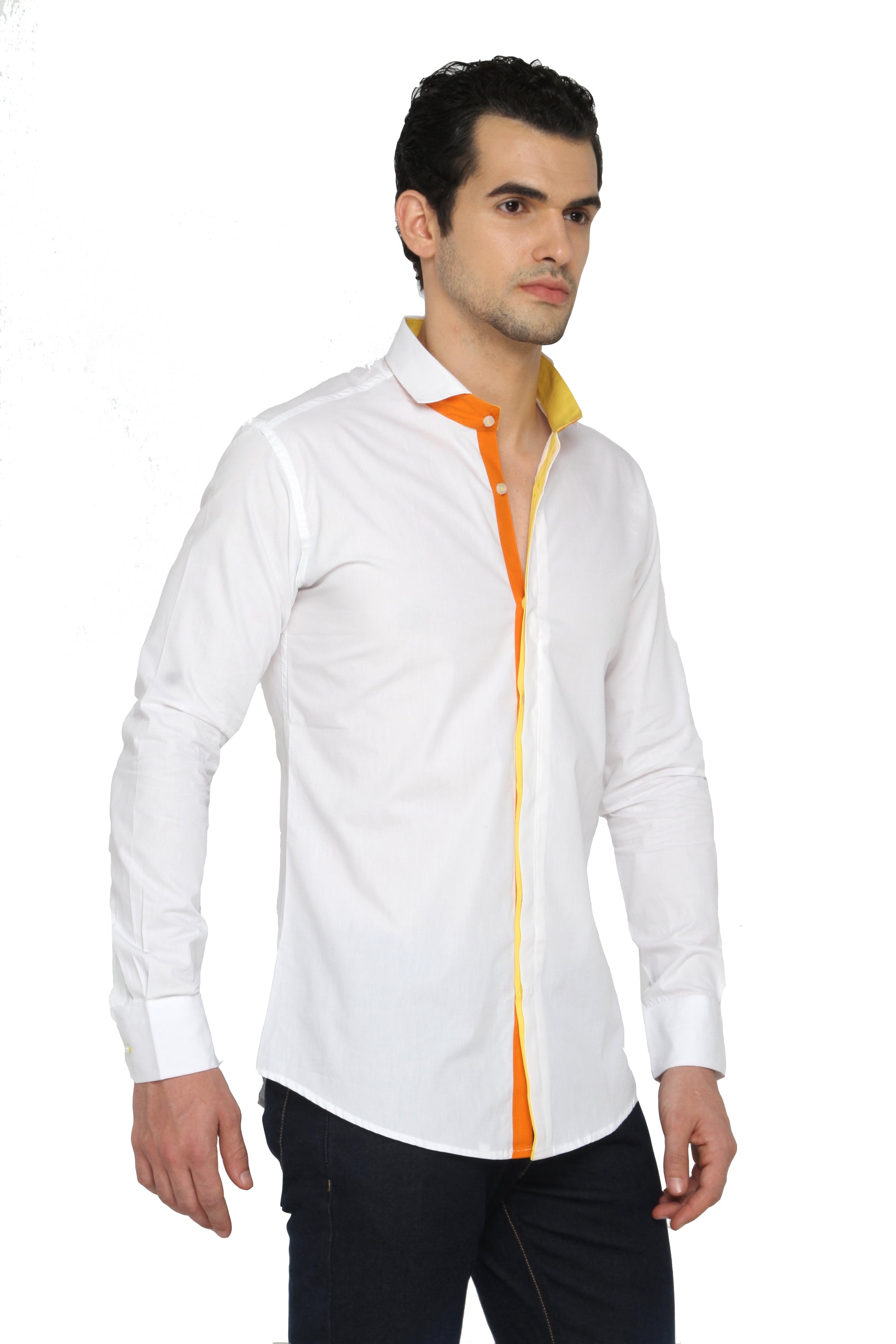 White Neon Casual Shirt