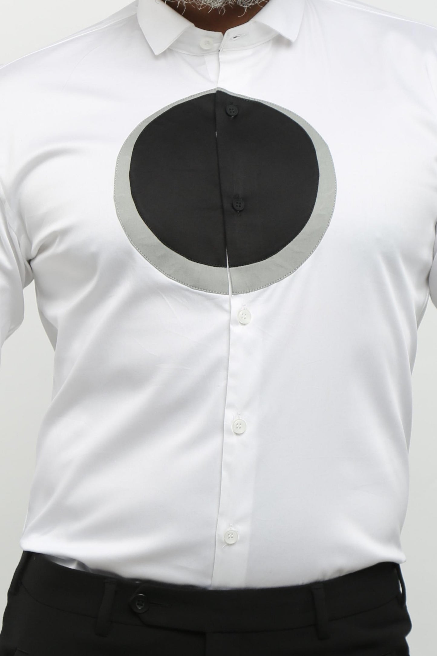 White Crater Casual Shirt