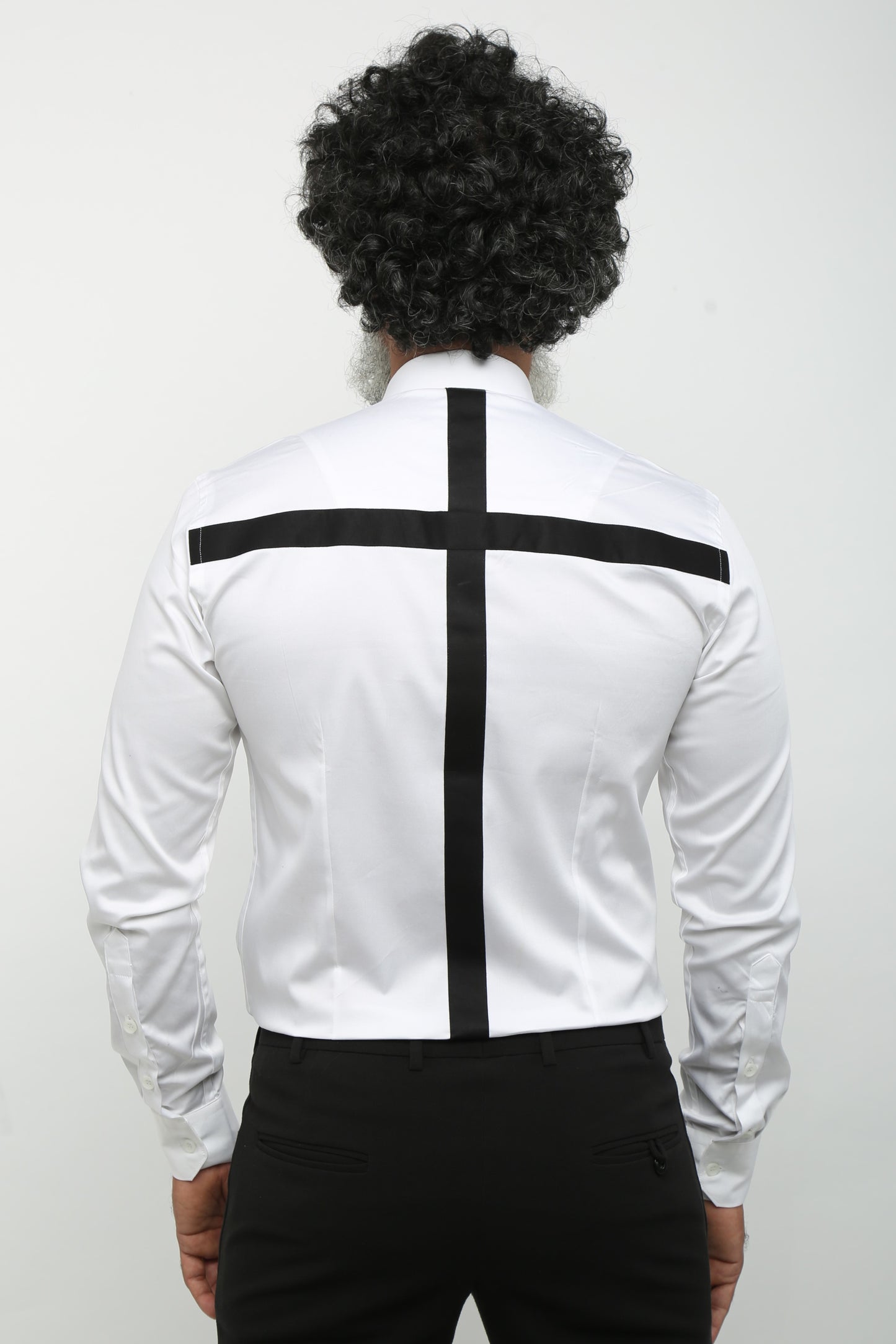 White Cross Casual Shirt
