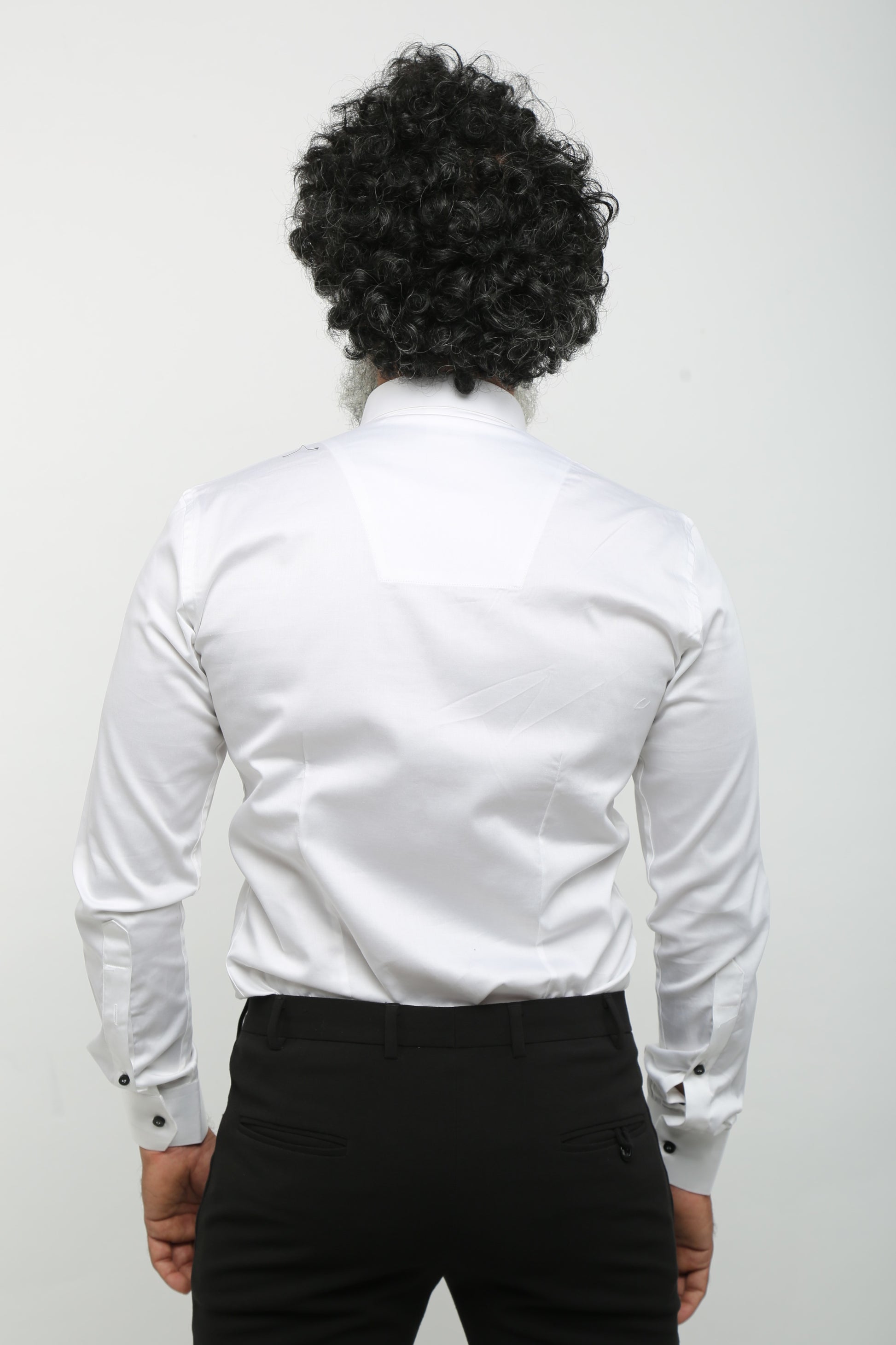 White Tuxedo Formal Shirt